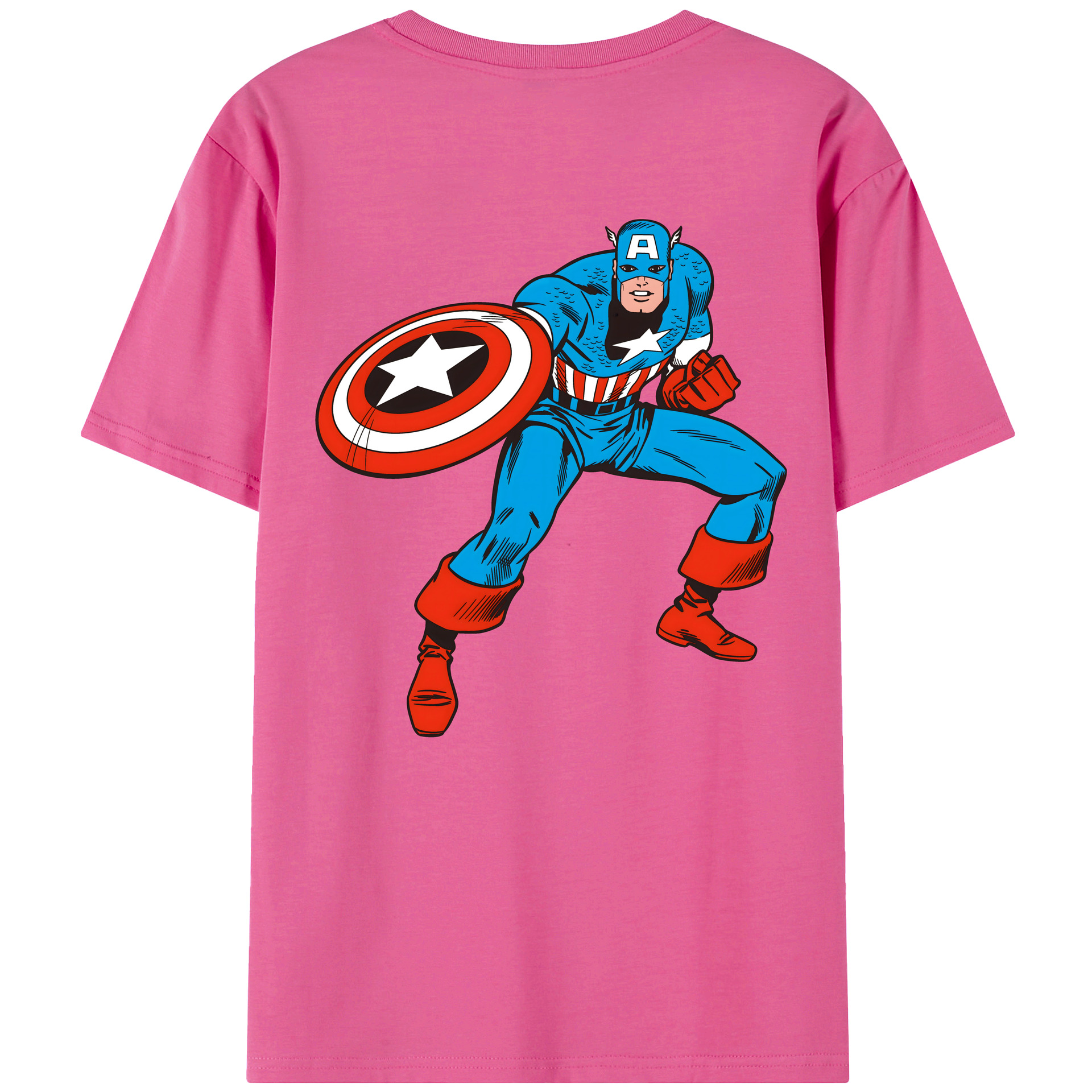 （画像用） アベンジャーズ The Avengers レディース半袖Tシャツ(バックプリント)