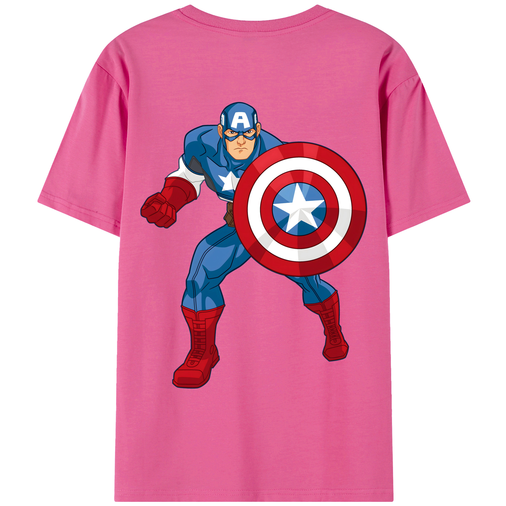 （画像用） アベンジャーズ The Avengers レディース半袖Tシャツ(バックプリント)