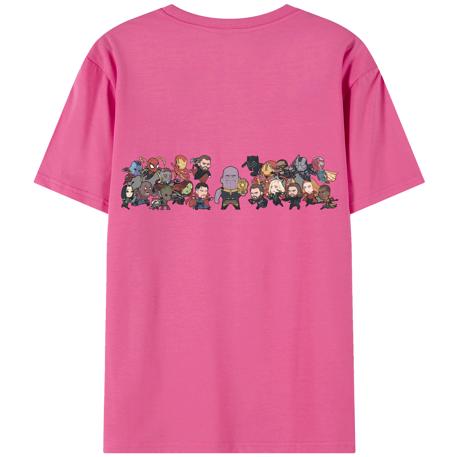 （画像用） アベンジャーズ The Avengers レディース半袖Tシャツ(バックプリント)
