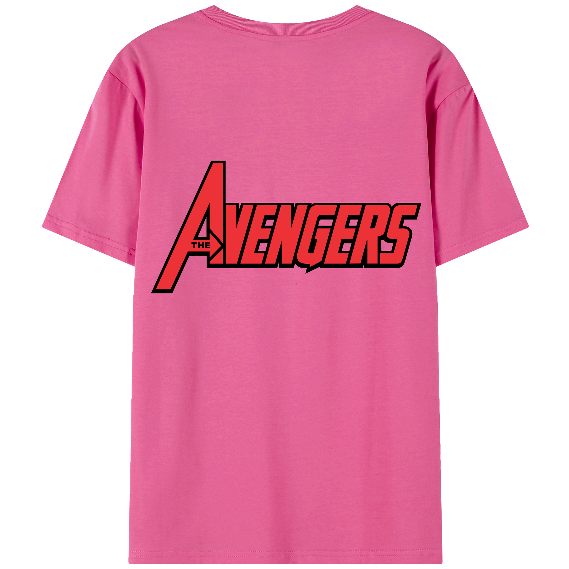 （画像用） アベンジャーズ The Avengers レディース半袖Tシャツ(バックプリント)