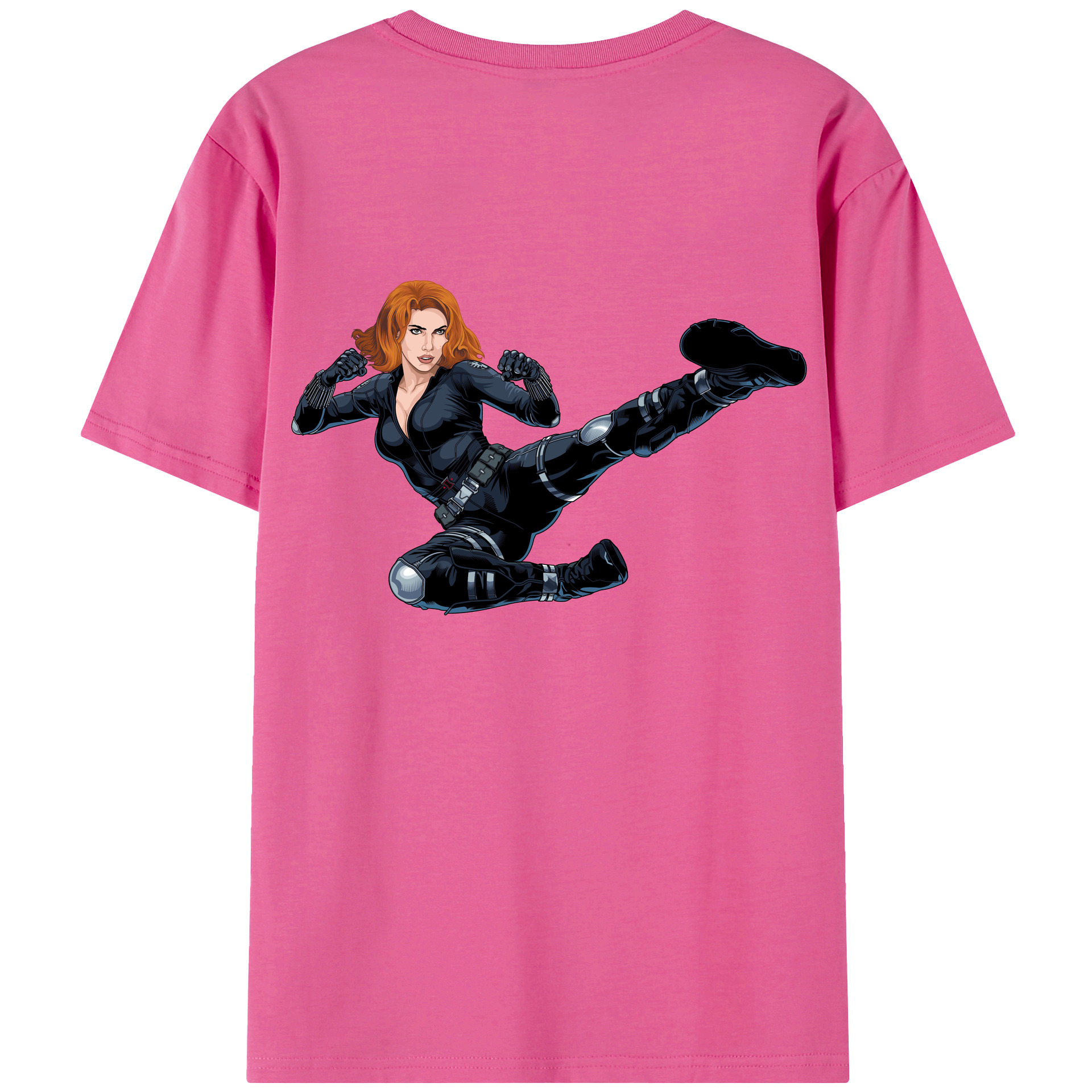 （画像用） アベンジャーズ The Avengers レディース半袖Tシャツ(バックプリント)