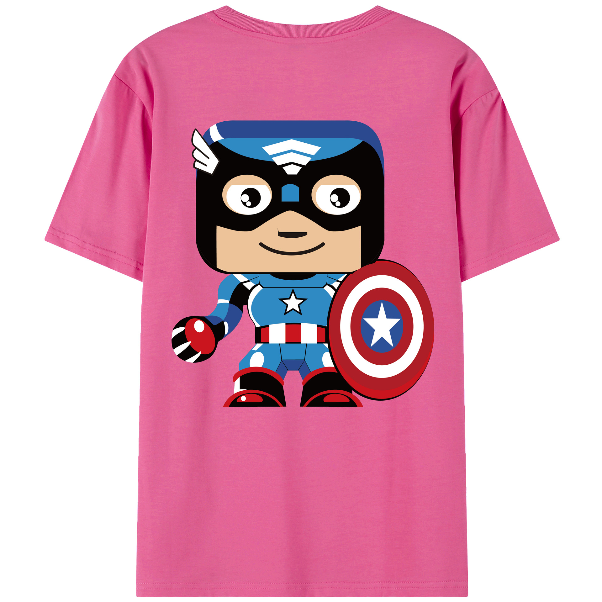 （画像用） アベンジャーズ The Avengers レディース半袖Tシャツ(バックプリント)