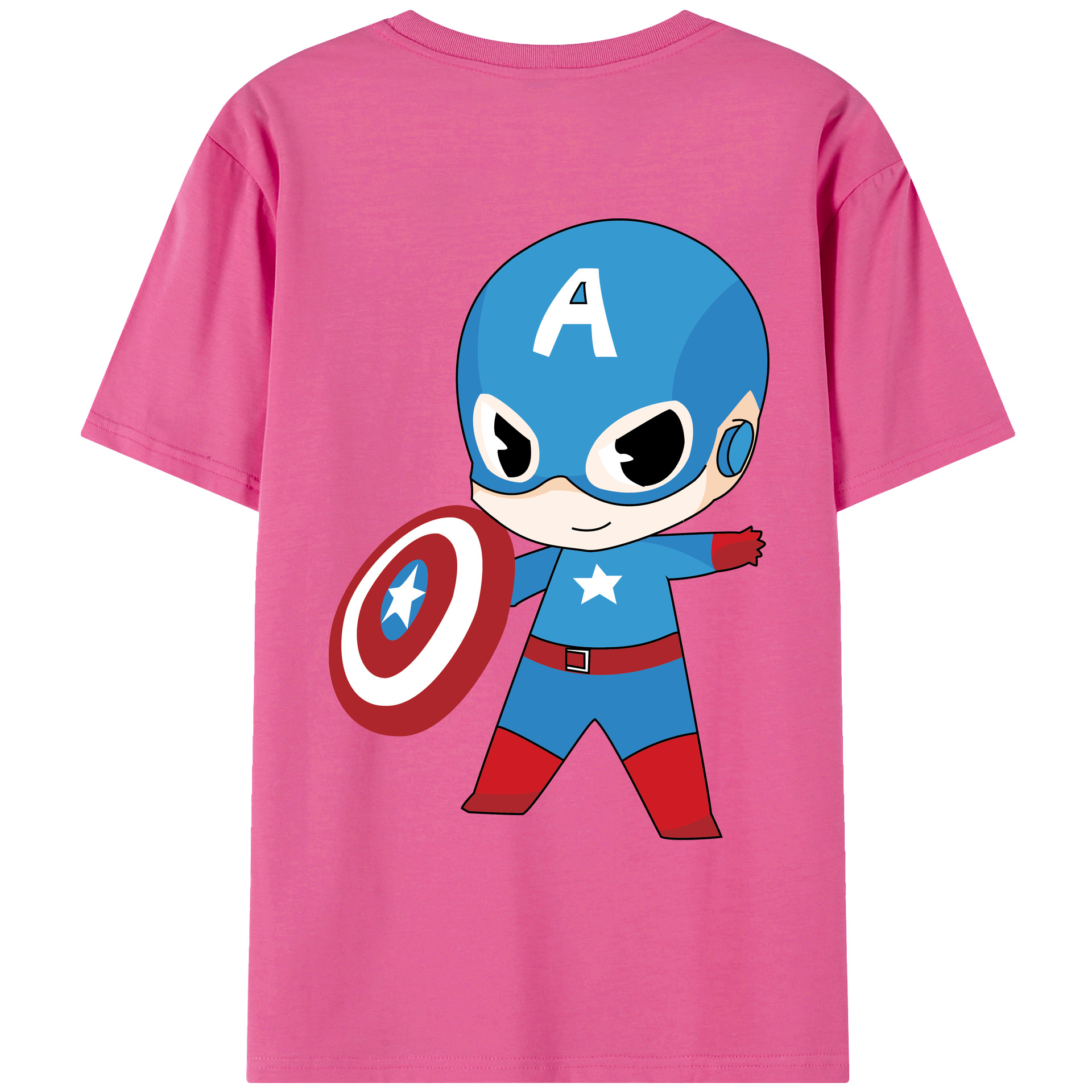 （画像用） アベンジャーズ The Avengers レディース半袖Tシャツ(バックプリント)