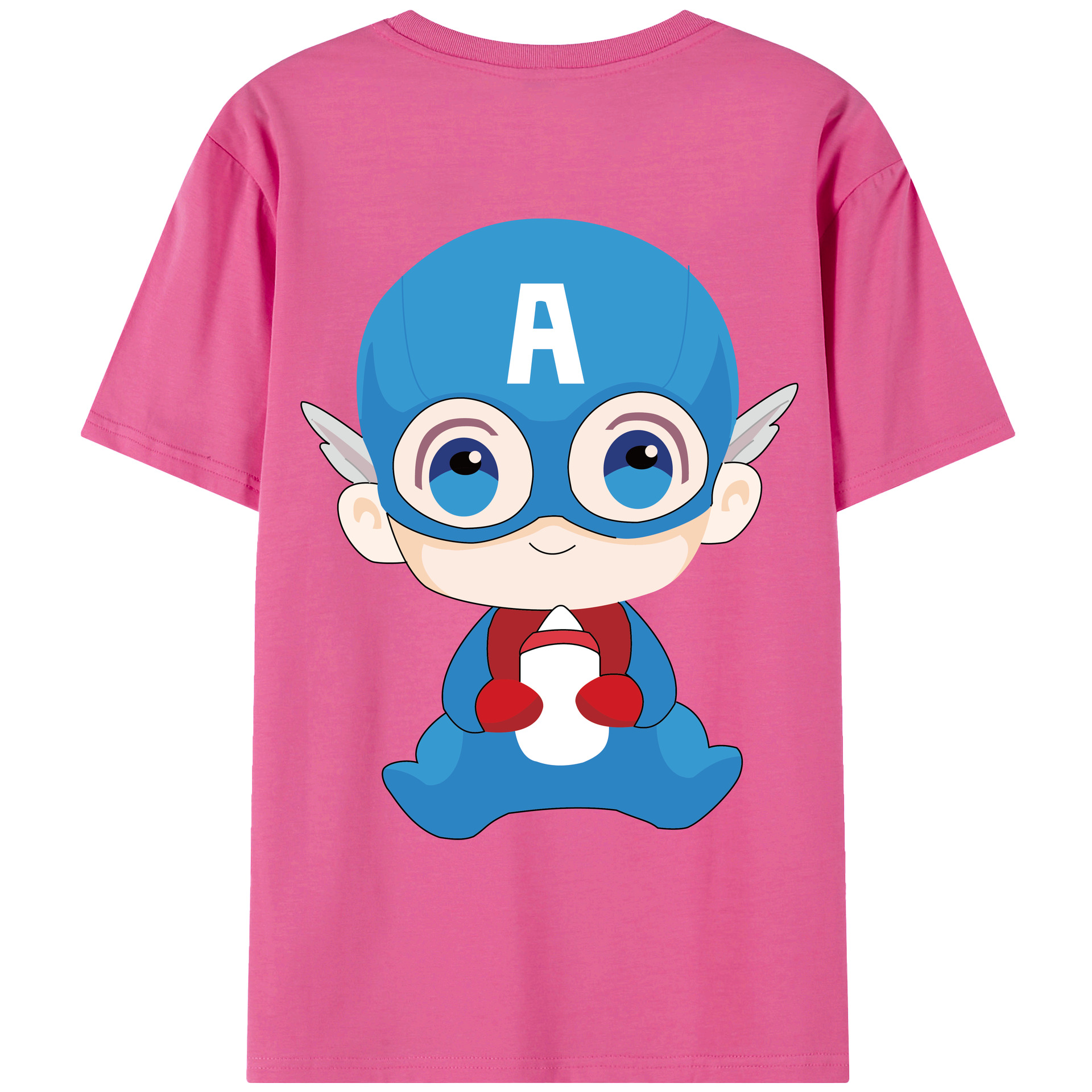 （画像用） アベンジャーズ The Avengers レディース半袖Tシャツ(バックプリント)