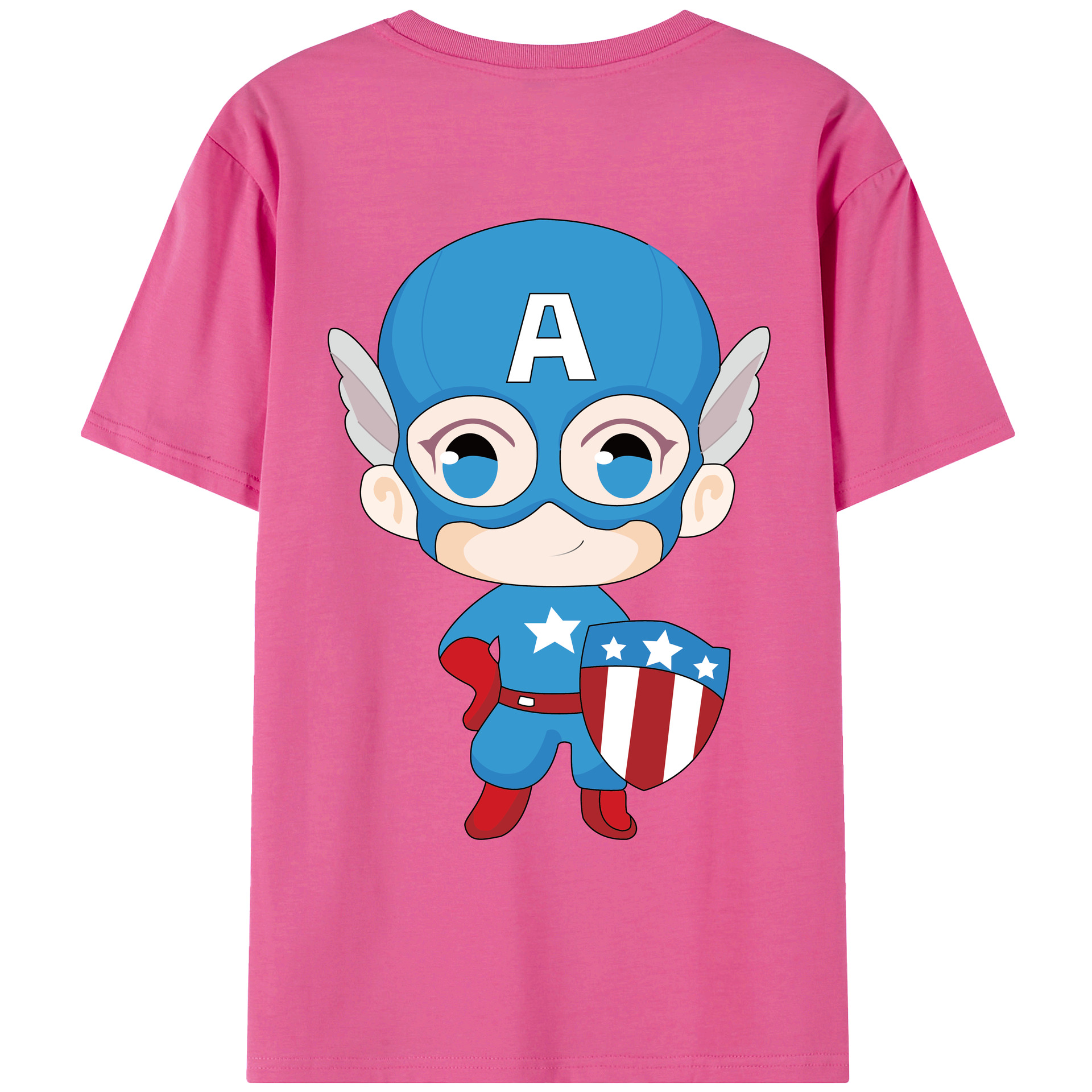 （画像用） アベンジャーズ The Avengers レディース半袖Tシャツ(バックプリント)