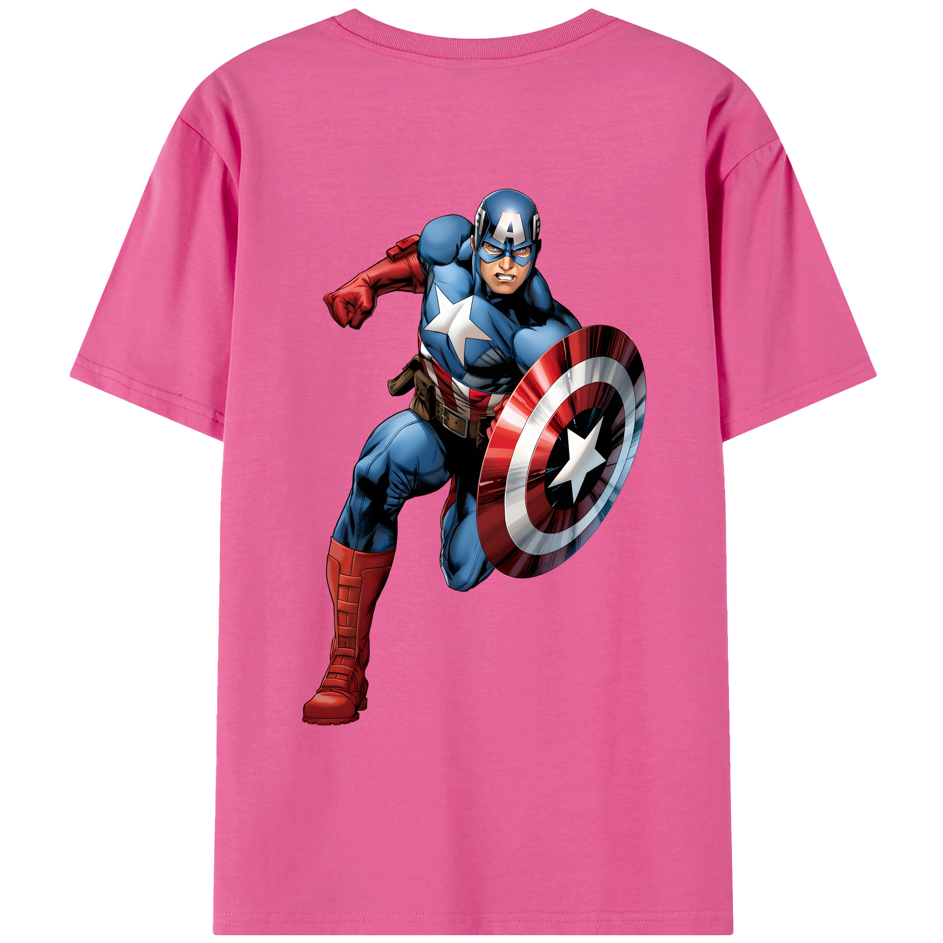 （画像用） アベンジャーズ The Avengers レディース半袖Tシャツ(バックプリント)