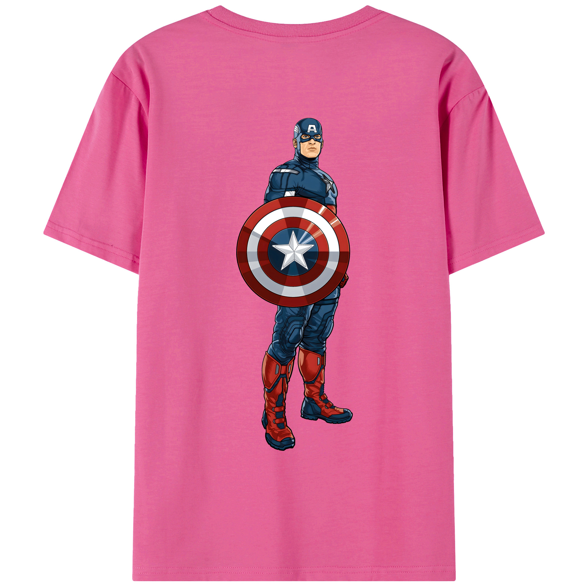 （画像用） アベンジャーズ The Avengers レディース半袖Tシャツ(バックプリント)