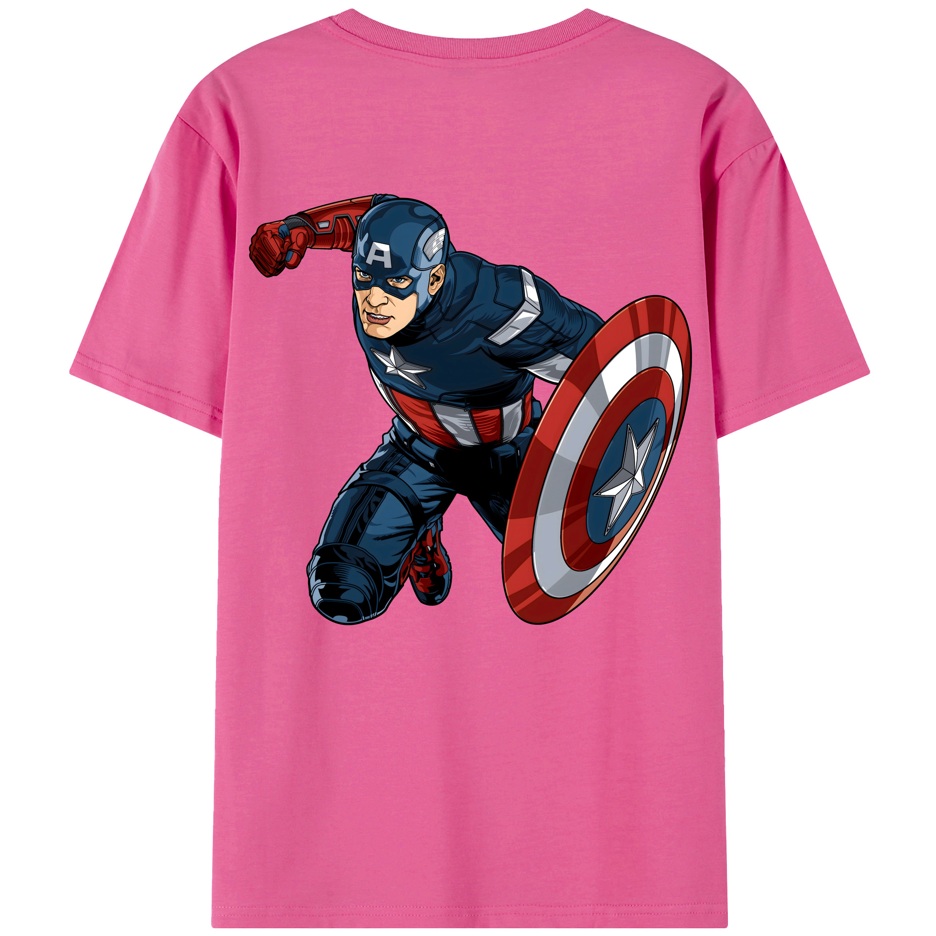 （画像用） アベンジャーズ The Avengers レディース半袖Tシャツ(バックプリント)