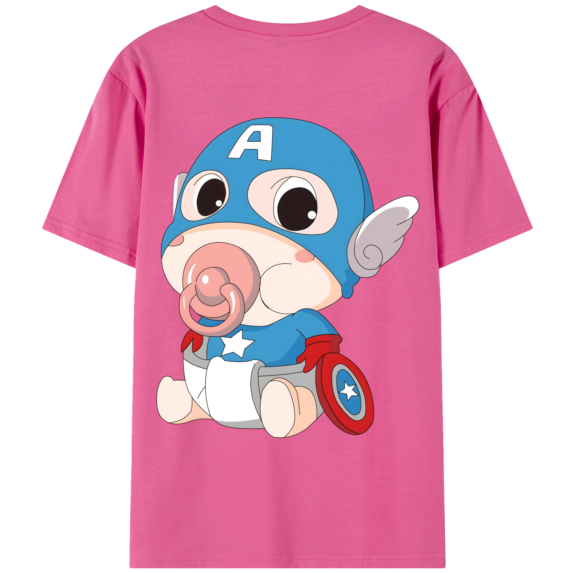 （画像用） アベンジャーズ The Avengers レディース半袖Tシャツ(バックプリント)