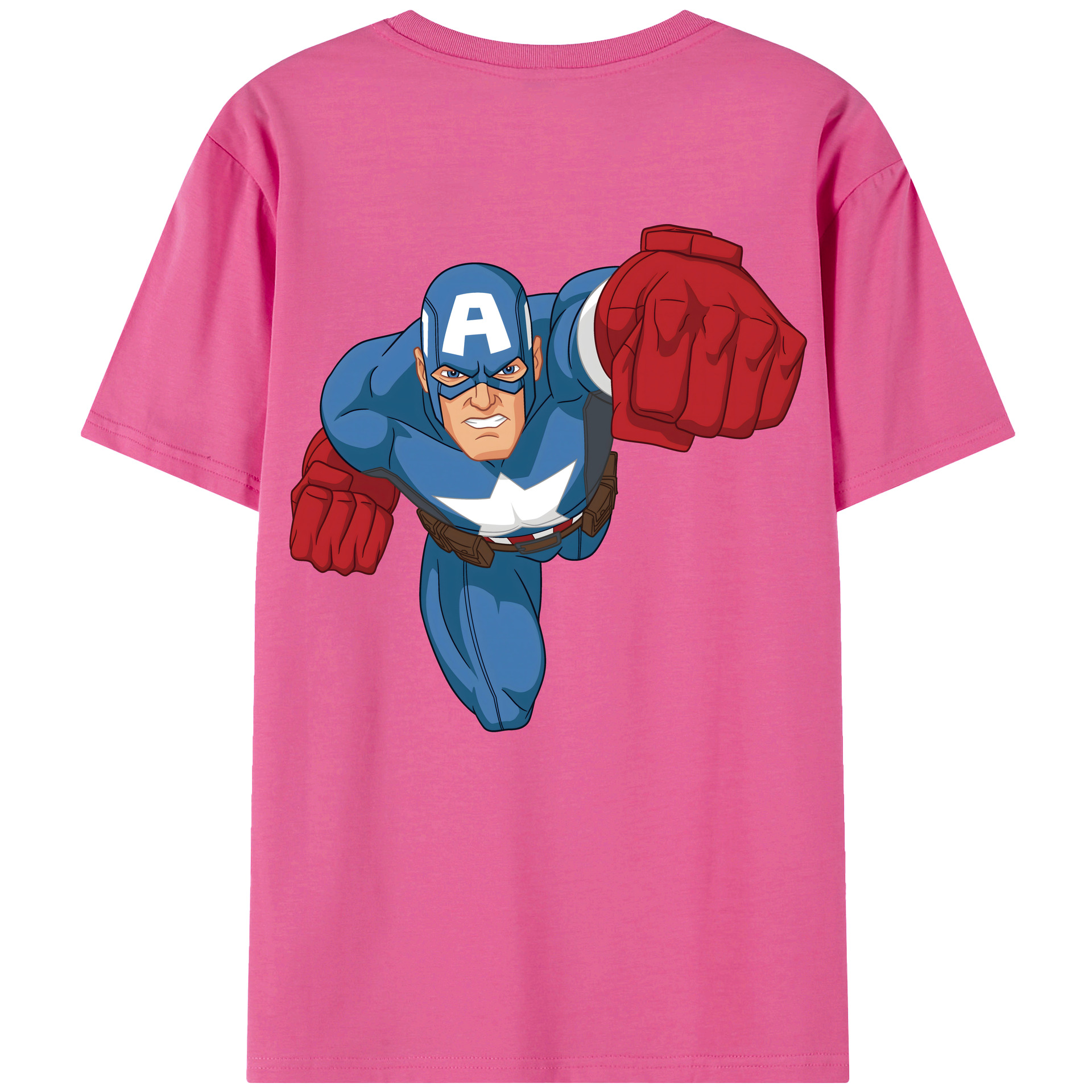 （画像用） アベンジャーズ The Avengers レディース半袖Tシャツ(バックプリント)