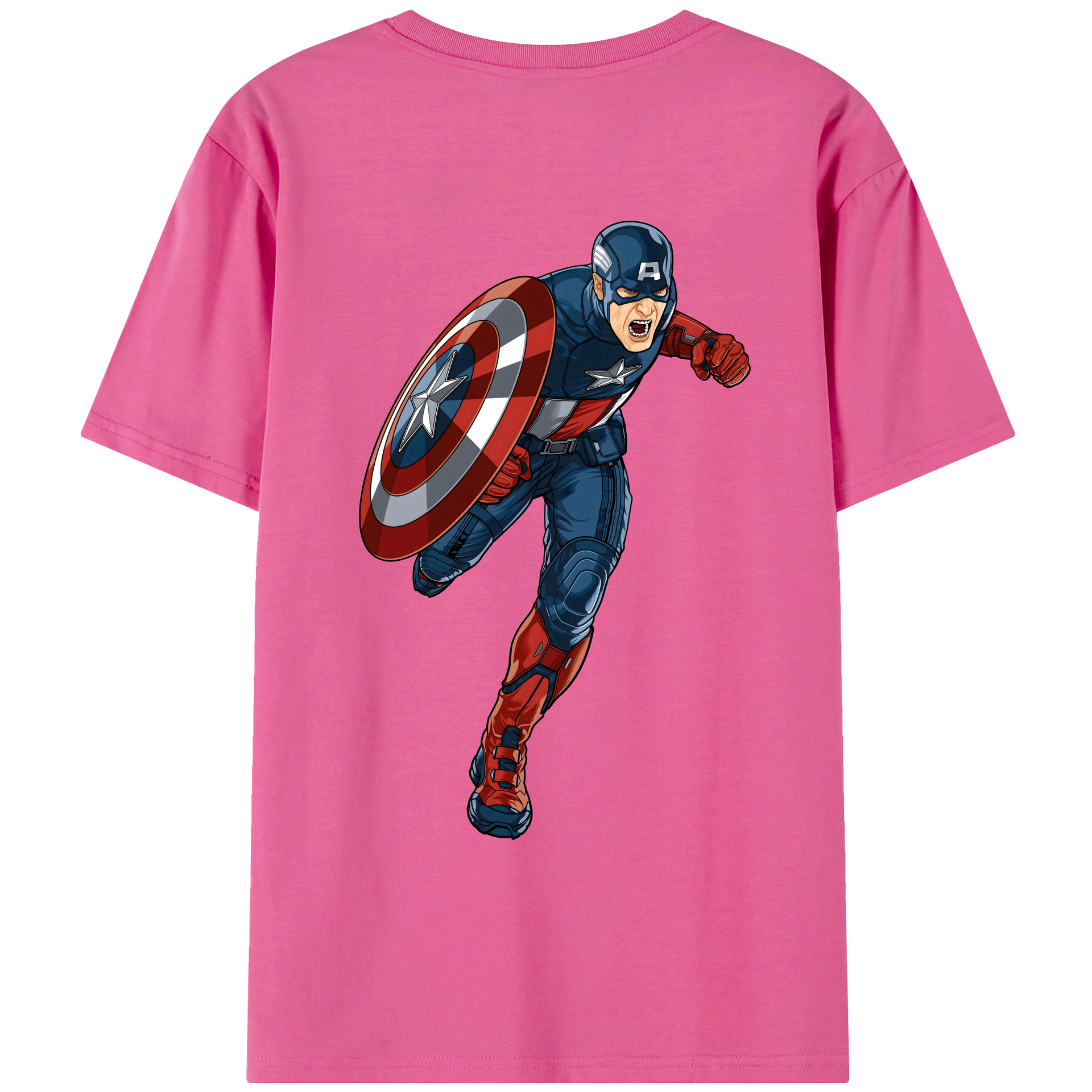 （画像用） アベンジャーズ The Avengers レディース半袖Tシャツ(バックプリント)