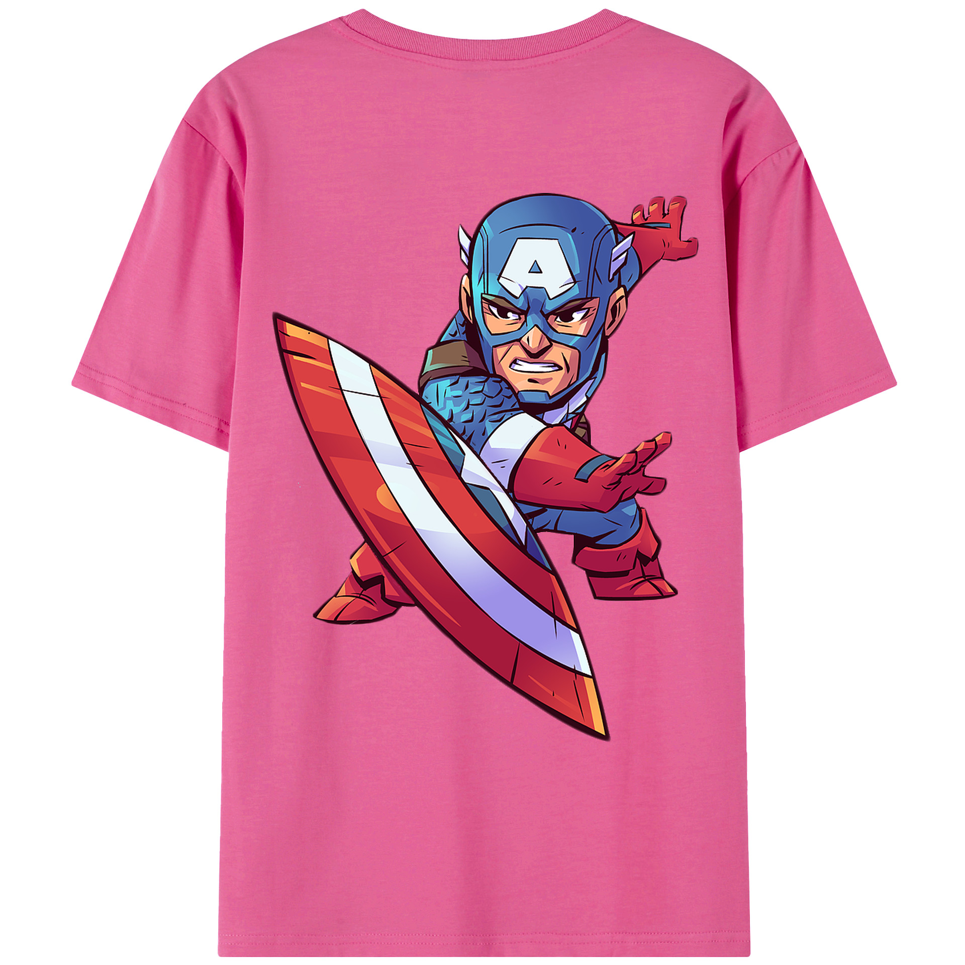 （画像用） アベンジャーズ The Avengers レディース半袖Tシャツ(バックプリント)