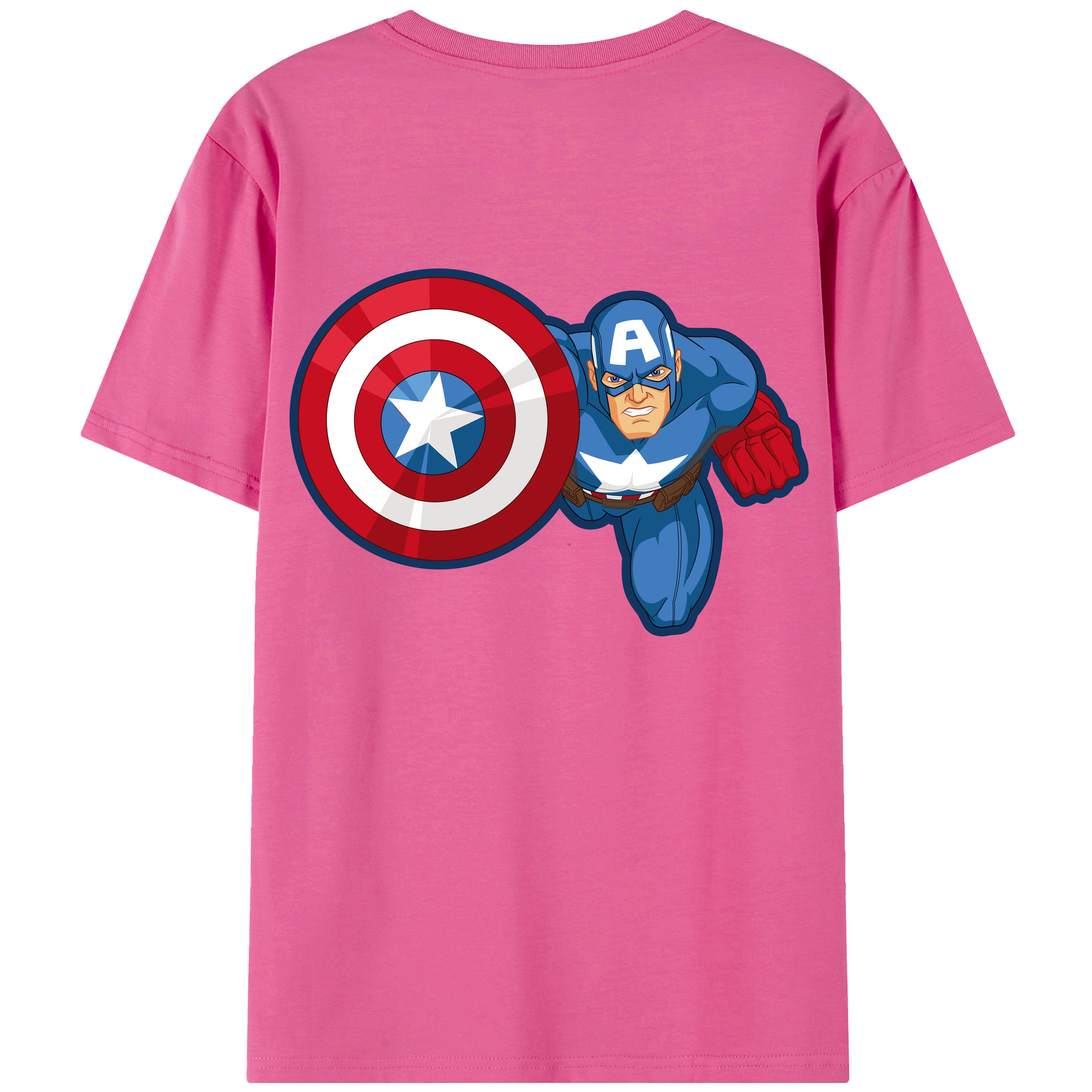 （画像用） アベンジャーズ The Avengers レディース半袖Tシャツ(バックプリント)