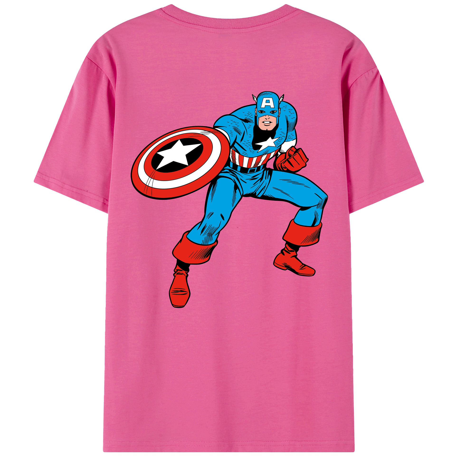 （画像用） アベンジャーズ The Avengers レディース半袖Tシャツ(バックプリント)
