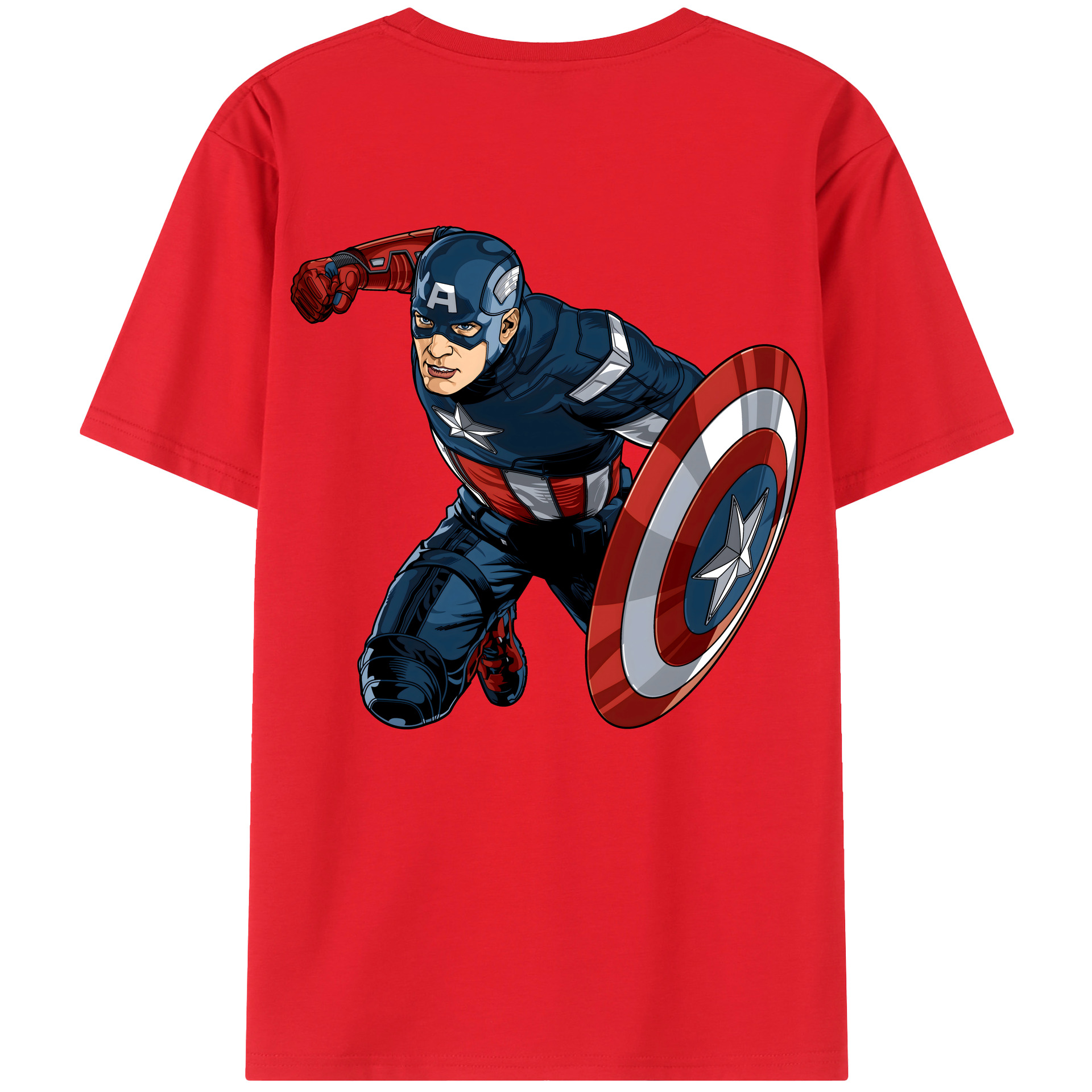 （画像用） アベンジャーズ The Avengers レディース半袖Tシャツ(バックプリント)