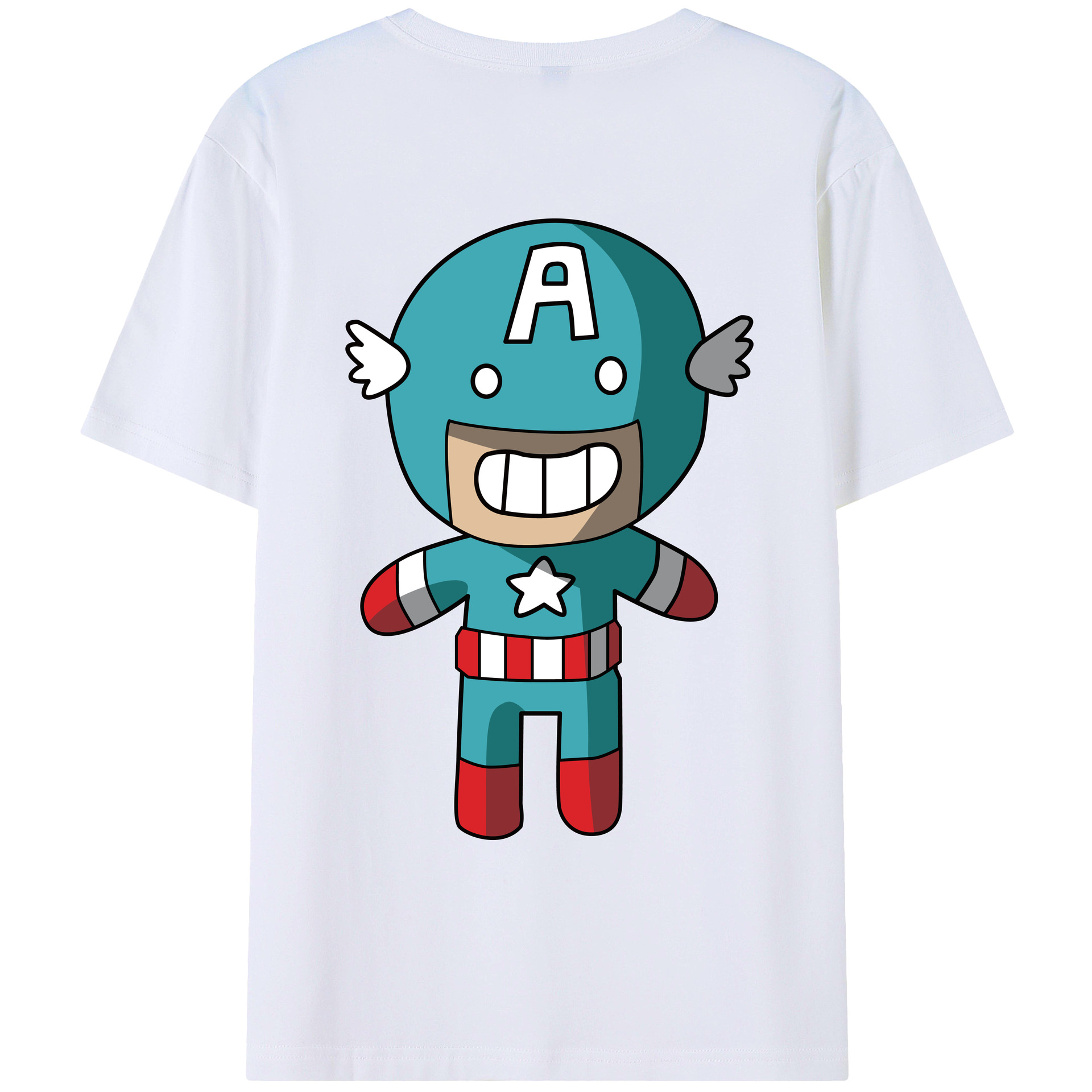 （画像用） アベンジャーズ The Avengers レディース半袖Tシャツ(バックプリント)