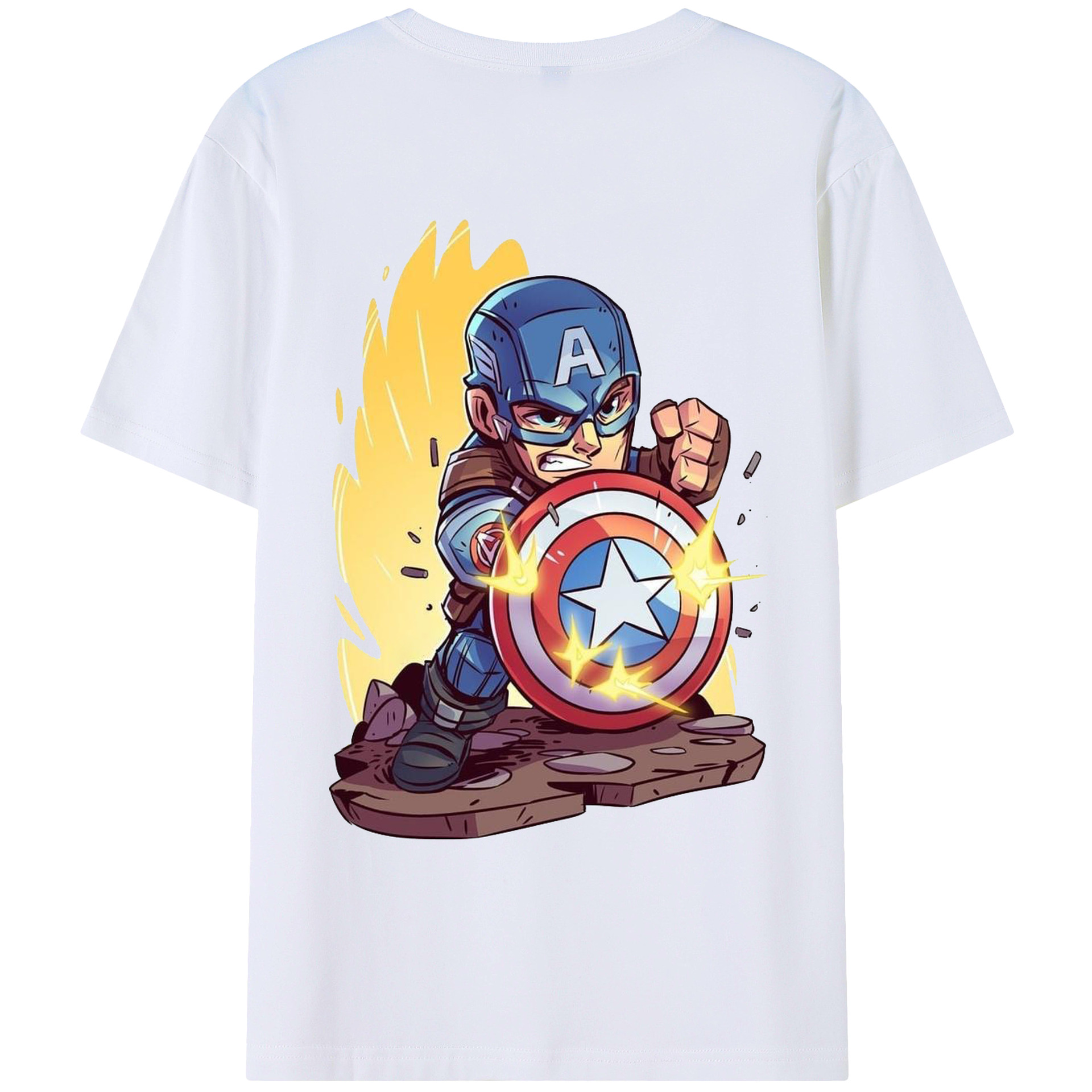 （画像用） アベンジャーズ The Avengers レディース半袖Tシャツ(バックプリント)