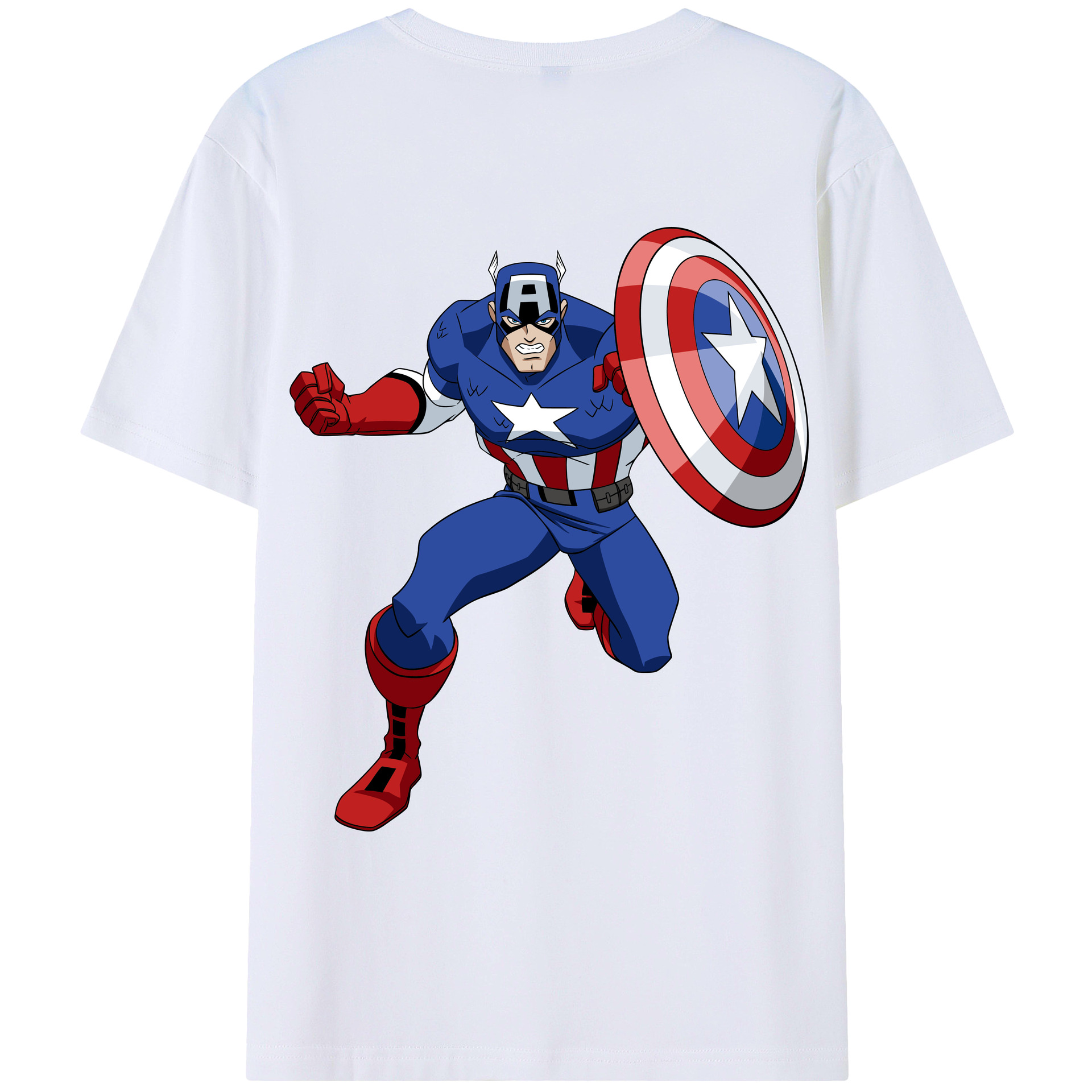 （画像用） アベンジャーズ The Avengers レディース半袖Tシャツ(バックプリント)