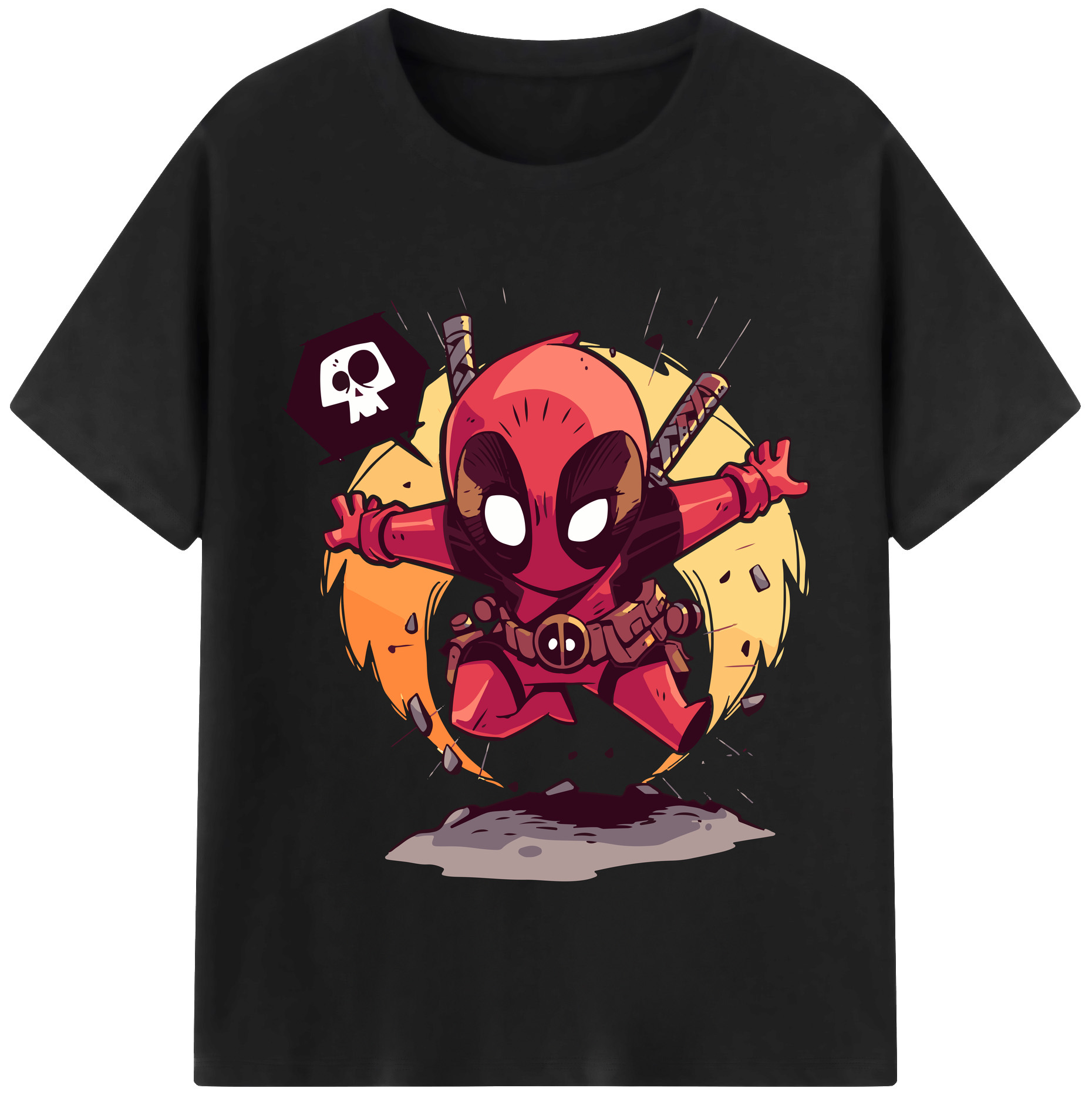 （画像用） アベンジャーズ The Avengers レディースカジュアルプリントTシャツ（綿100％）