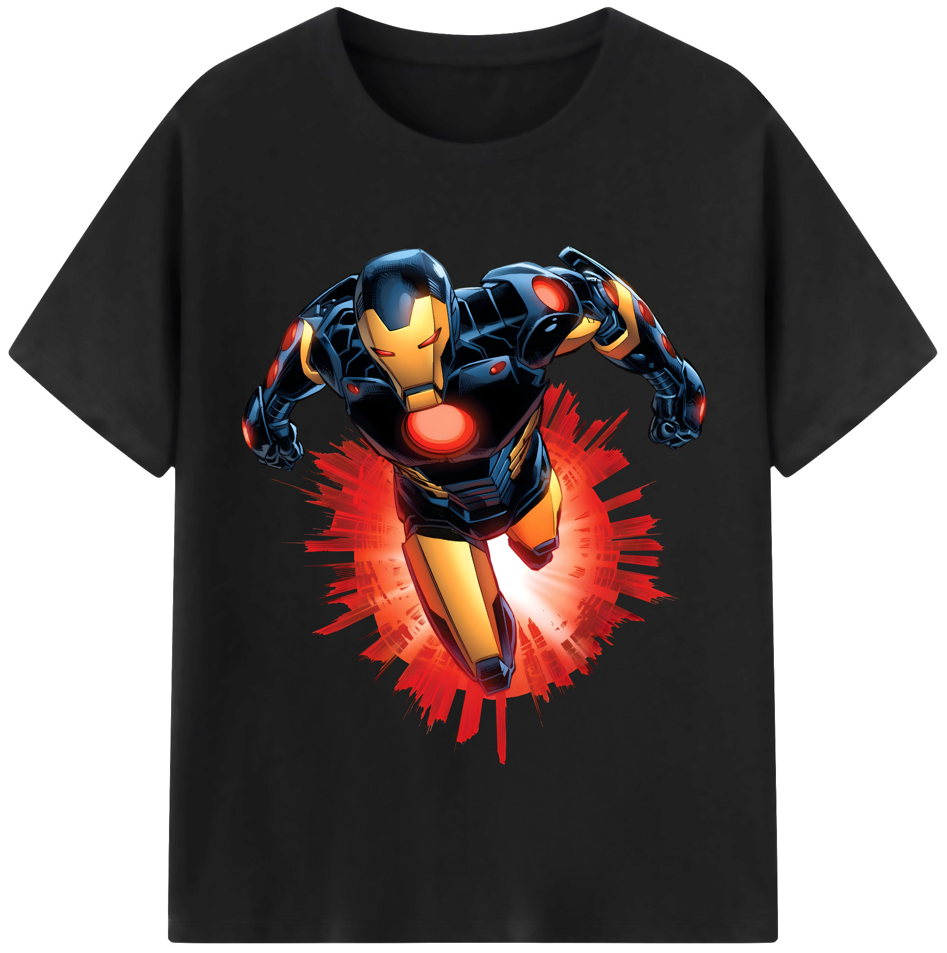 （画像用） アベンジャーズ The Avengers レディースカジュアルプリントTシャツ（綿100％）