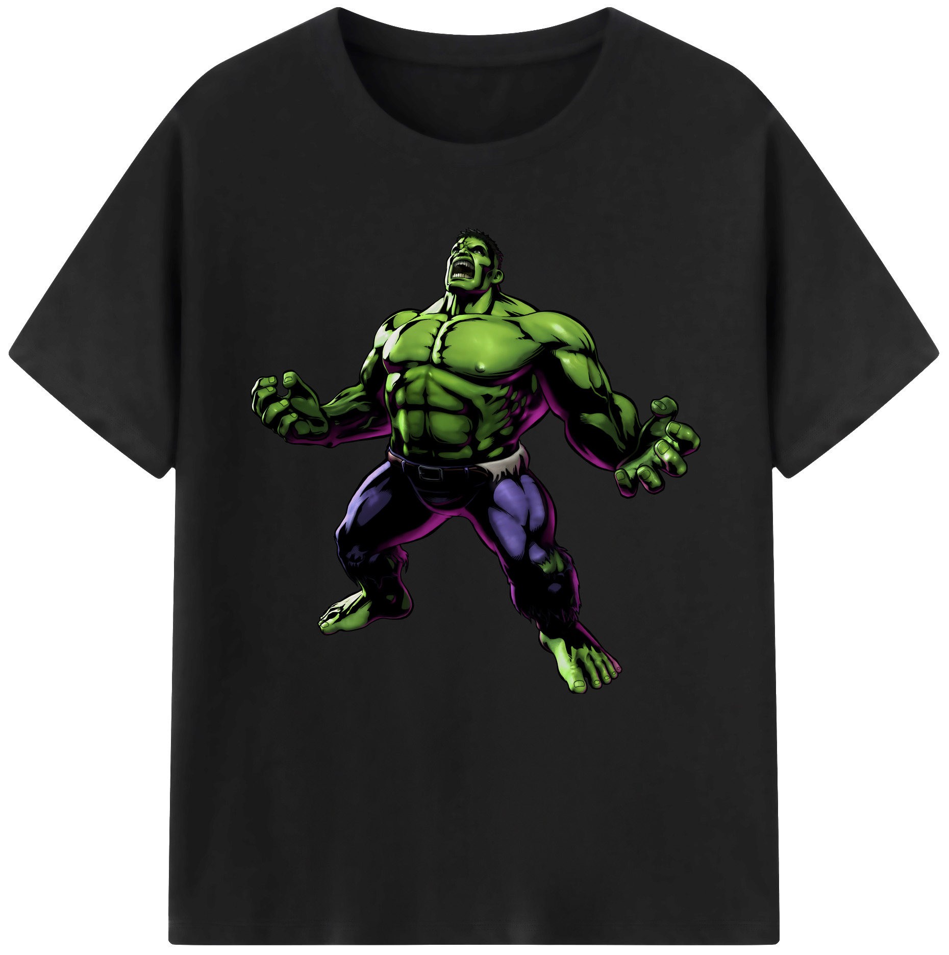 （画像用） アベンジャーズ The Avengers レディースカジュアルプリントTシャツ（綿100％）