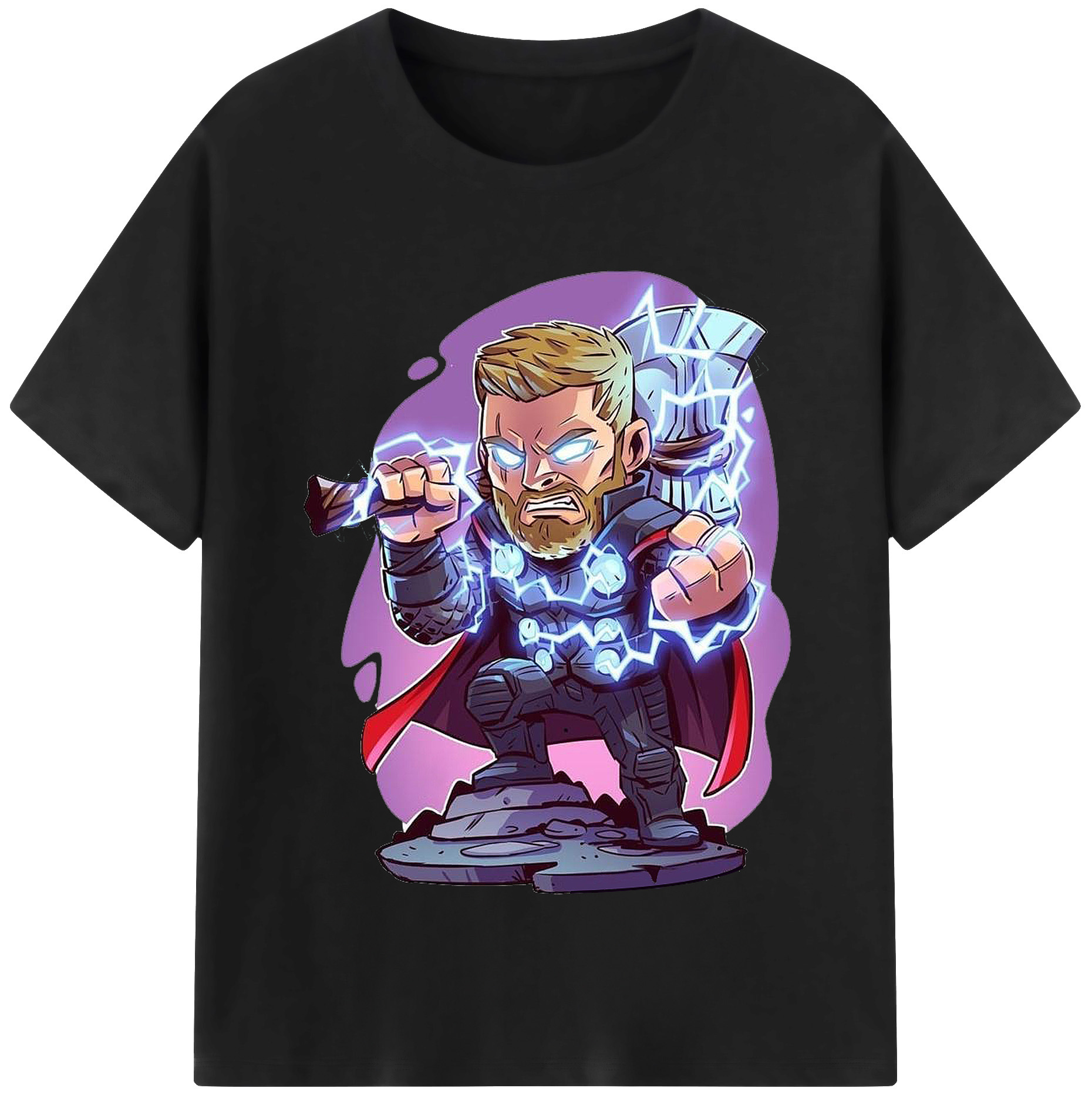 （画像用） アベンジャーズ The Avengers レディースカジュアルプリントTシャツ（綿100％）