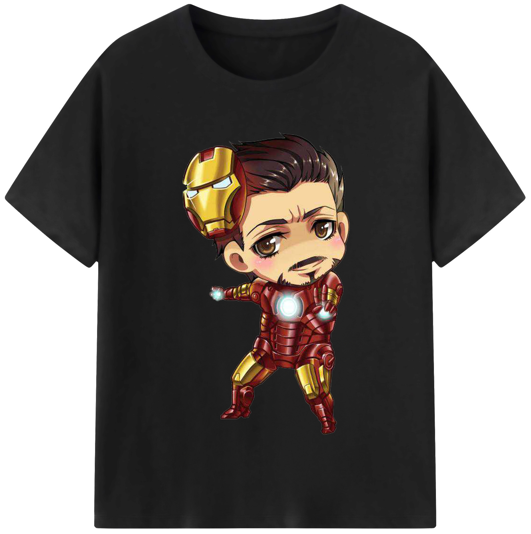 （画像用） アベンジャーズ The Avengers レディースカジュアルプリントTシャツ（綿100％）