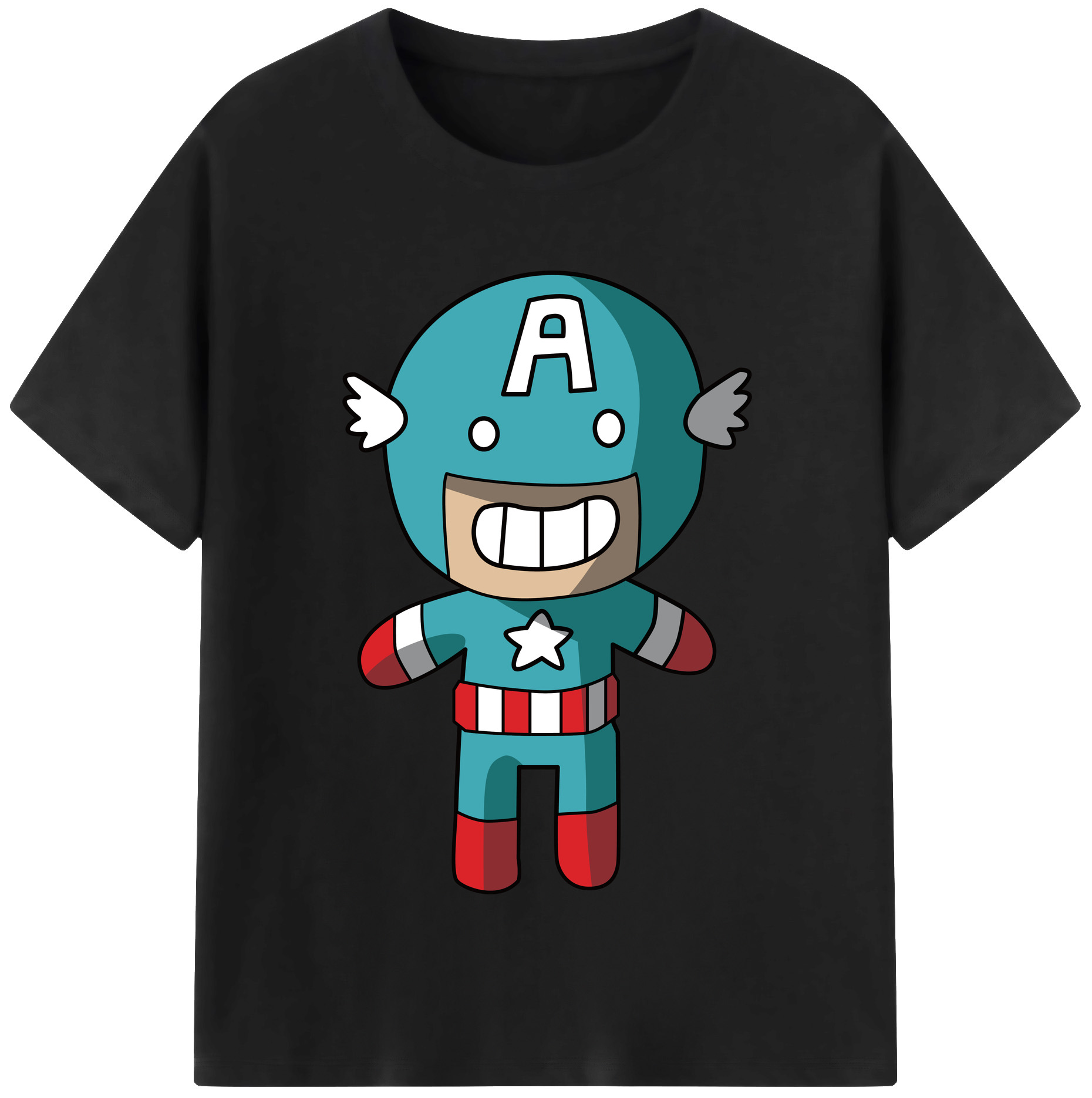 （画像用） アベンジャーズ The Avengers レディースカジュアルプリントTシャツ（綿100％）