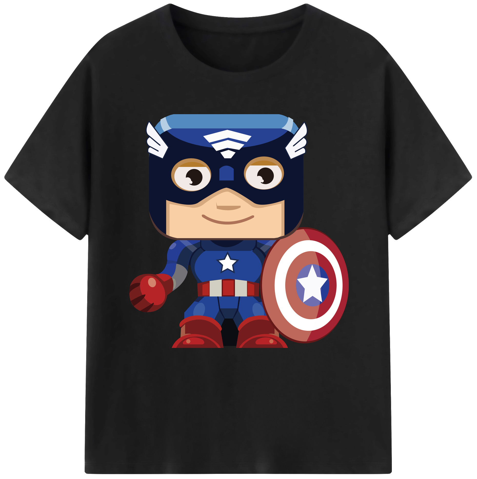 （画像用） アベンジャーズ The Avengers レディースカジュアルプリントTシャツ（綿100％）