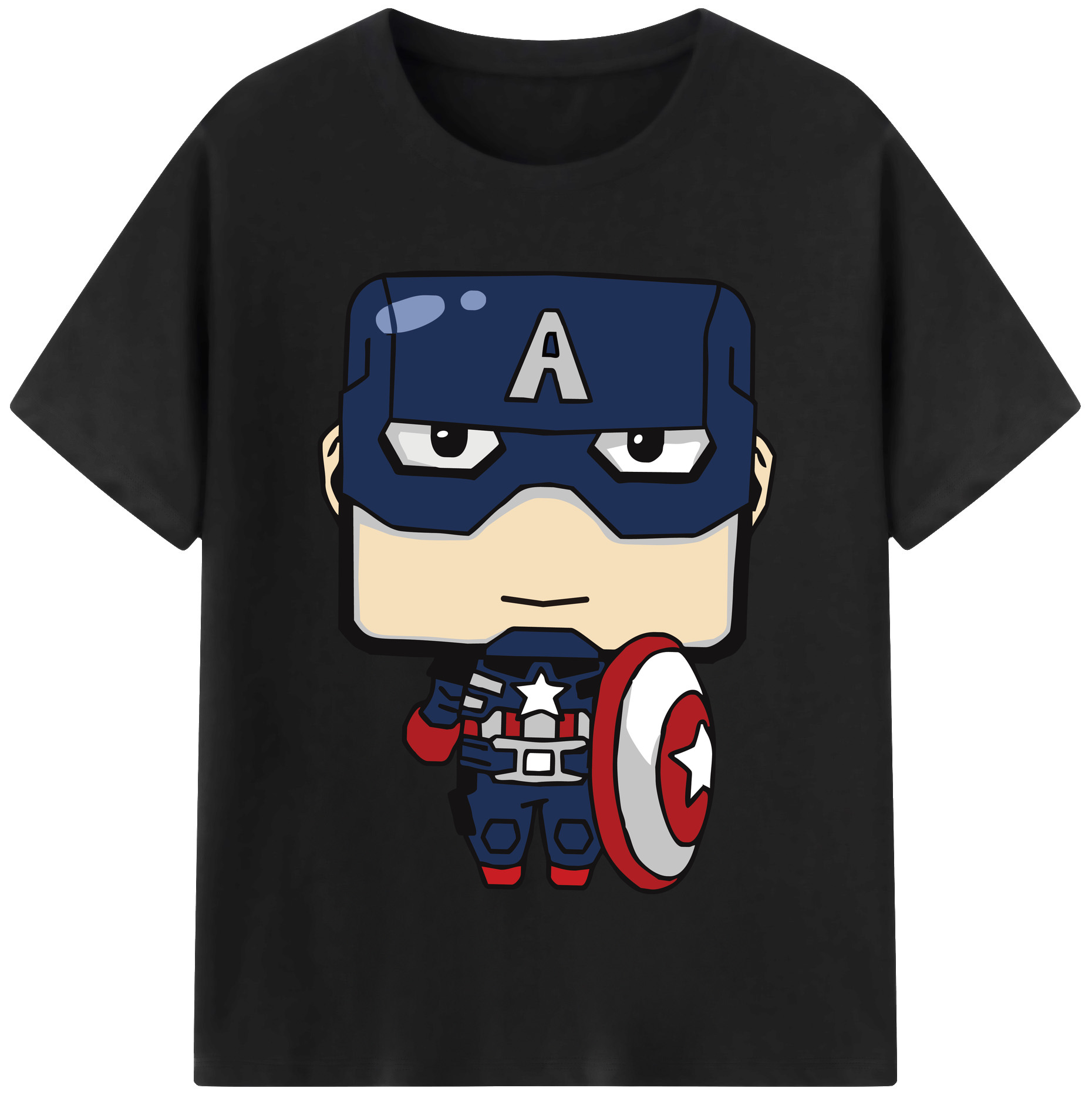 （画像用） アベンジャーズ The Avengers レディースカジュアルプリントTシャツ（綿100％）