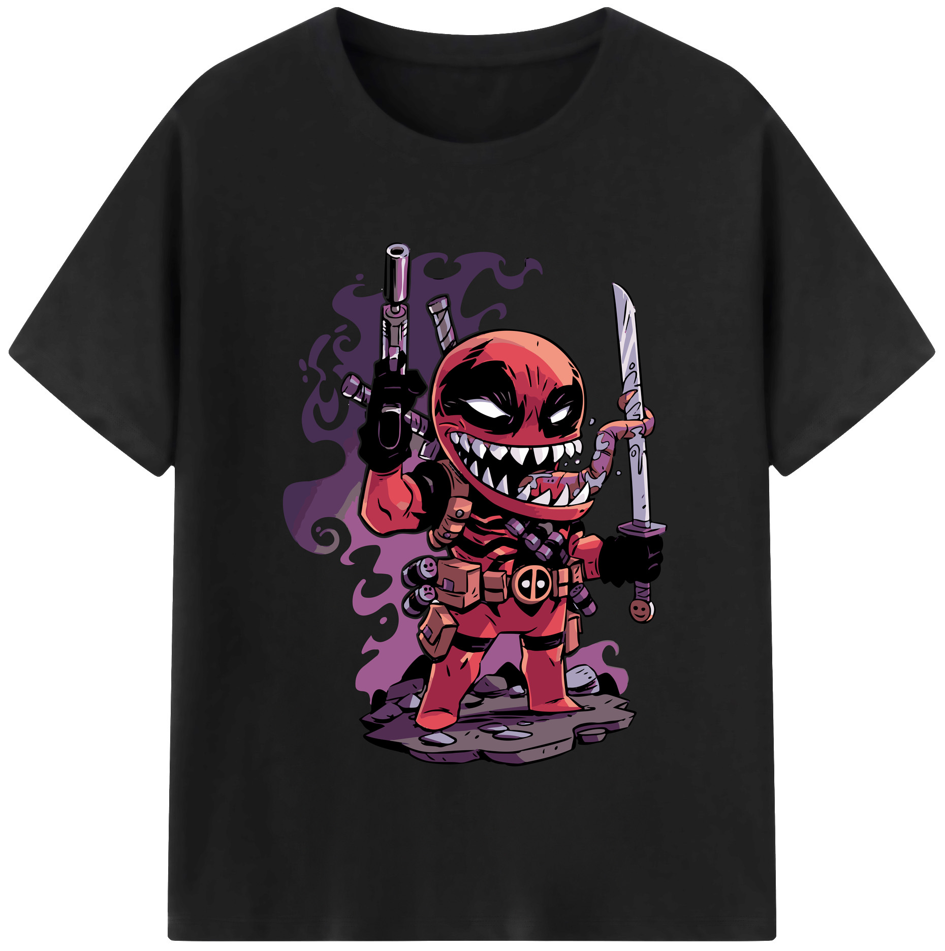 （画像用） アベンジャーズ The Avengers レディースカジュアルプリントTシャツ（綿100％）
