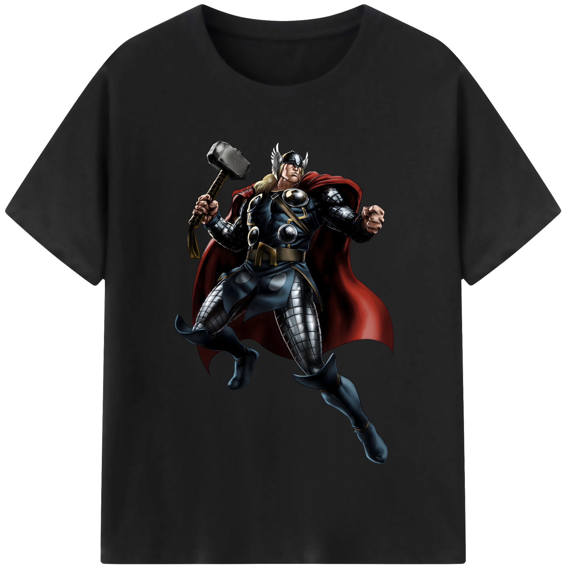 （画像用） アベンジャーズ The Avengers レディースカジュアルプリントTシャツ（綿100％）
