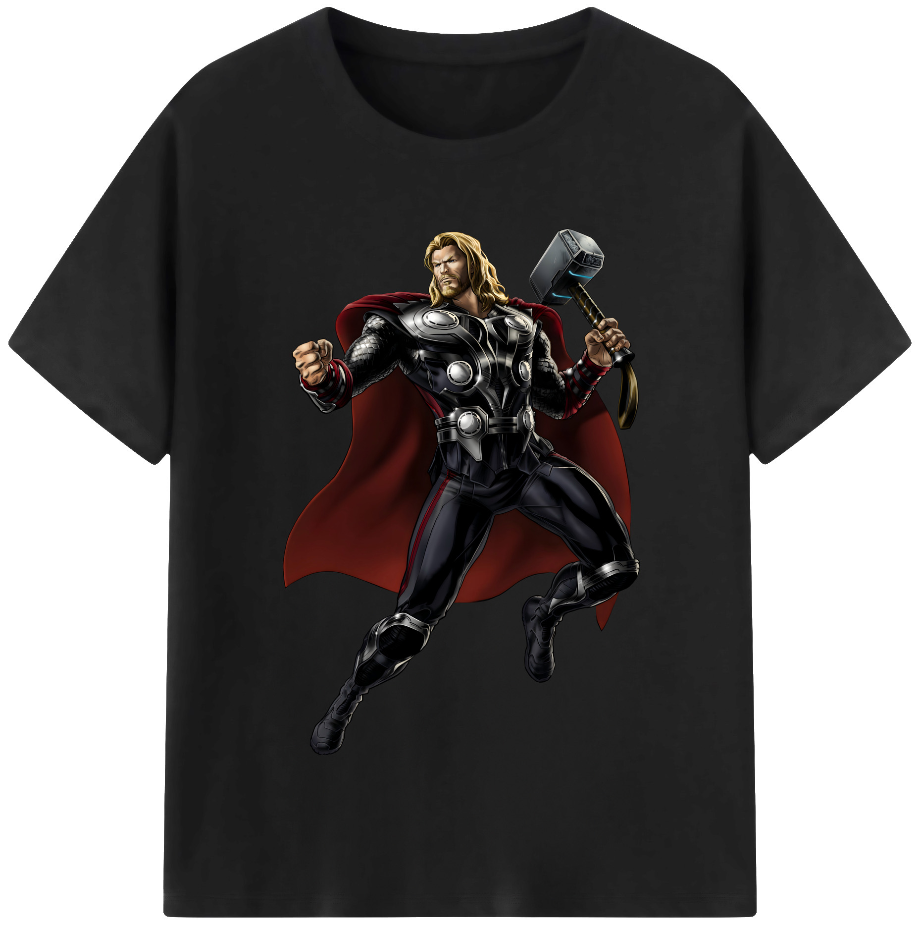 （画像用） アベンジャーズ The Avengers レディースカジュアルプリントTシャツ（綿100％）