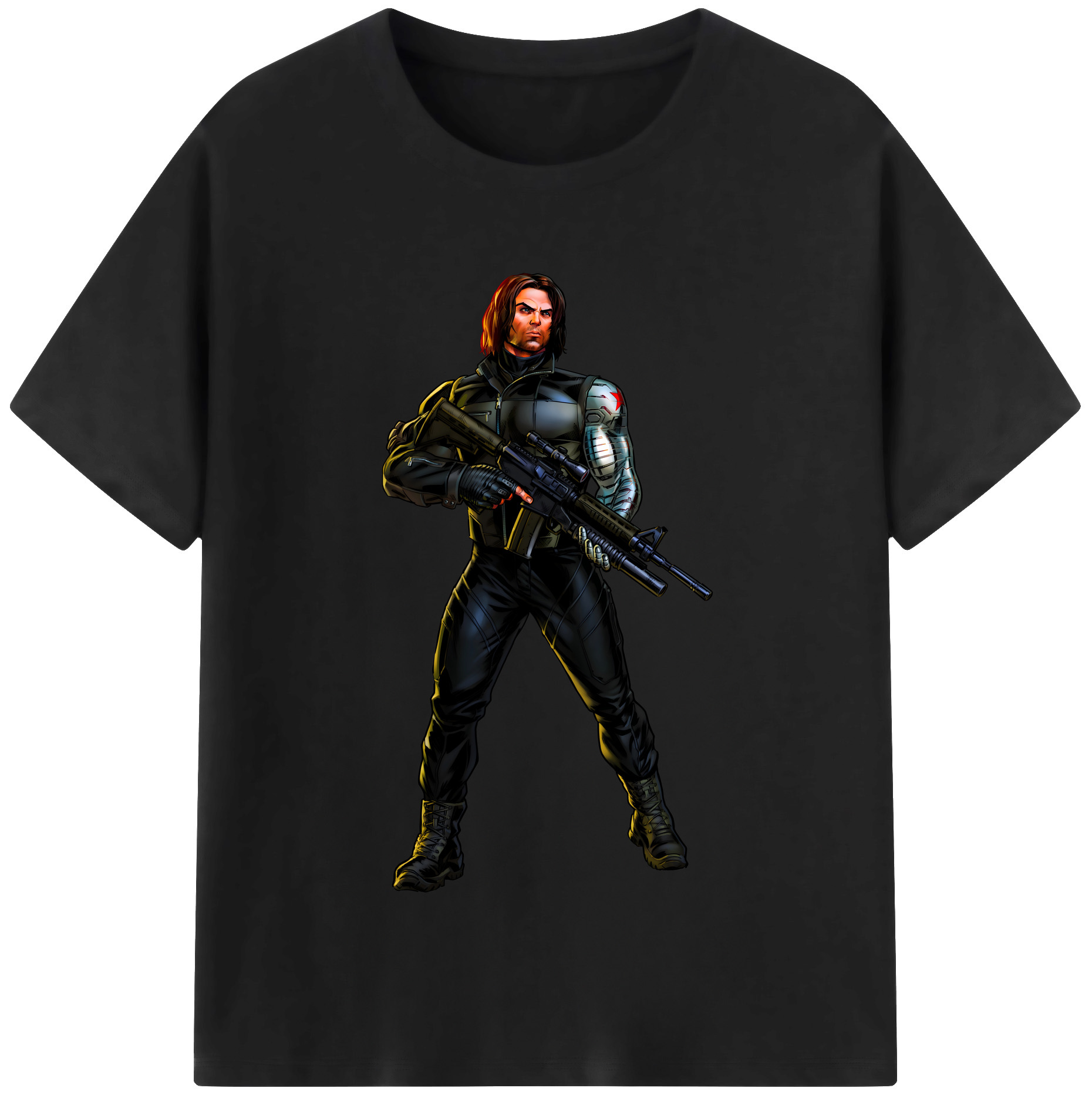 （画像用） アベンジャーズ The Avengers レディースカジュアルプリントTシャツ（綿100％）