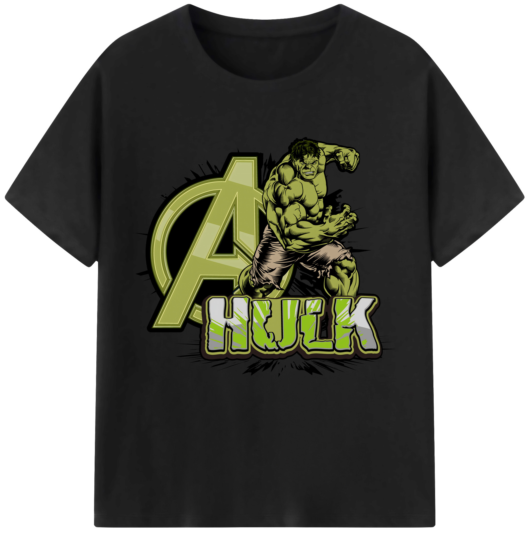 （画像用） アベンジャーズ The Avengers レディースカジュアルプリントTシャツ（綿100％）