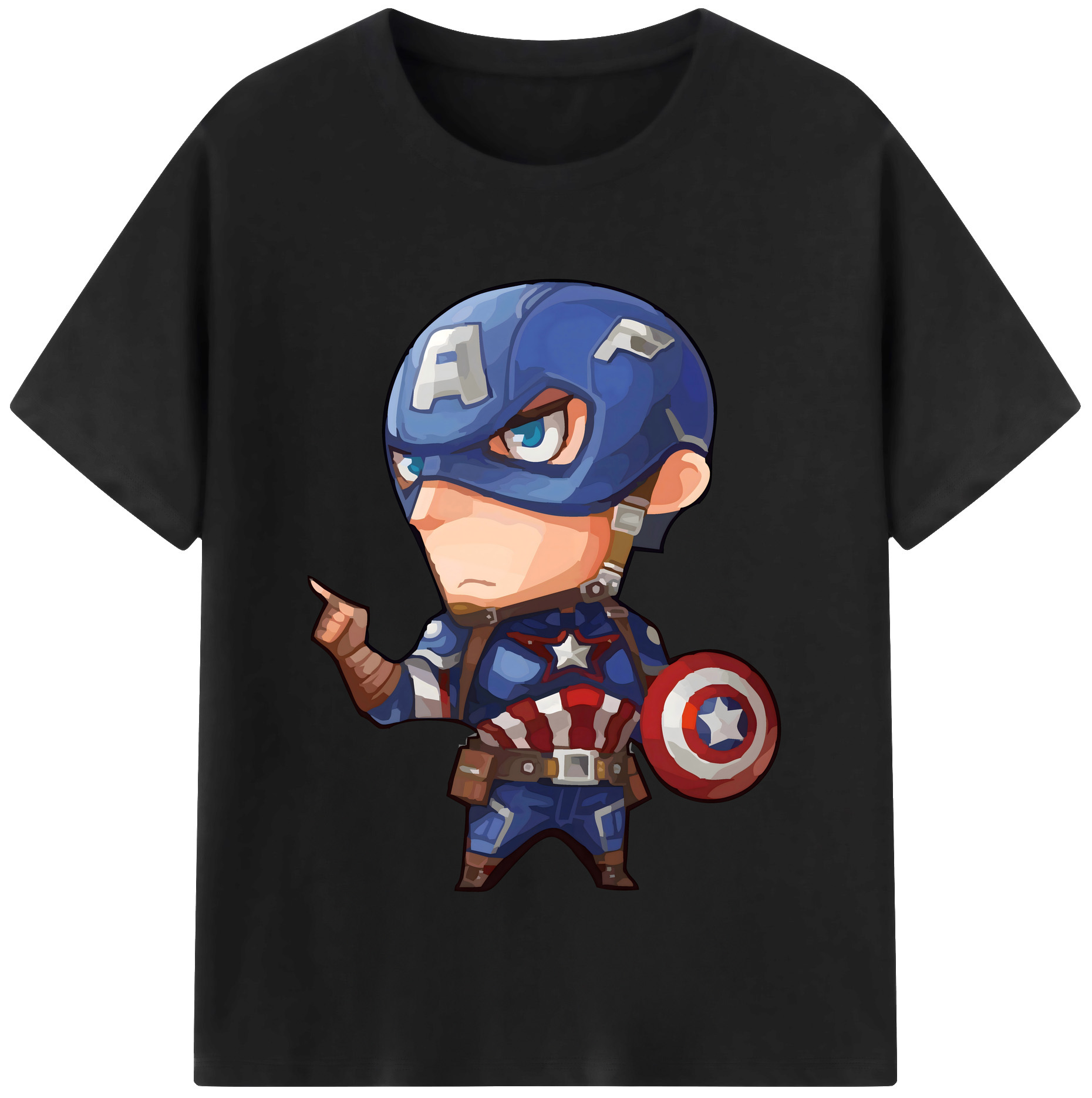 （画像用） アベンジャーズ The Avengers レディースカジュアルプリントTシャツ（綿100％）