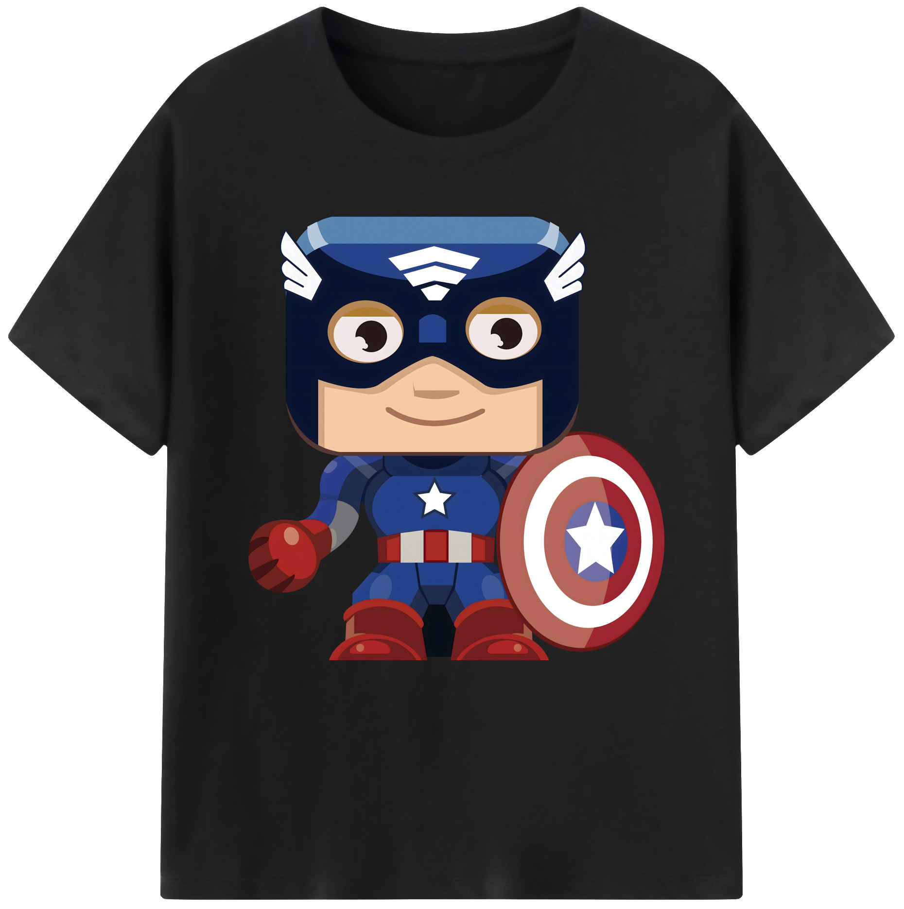 （画像用） アベンジャーズ The Avengers レディースカジュアルプリントTシャツ（綿100％）