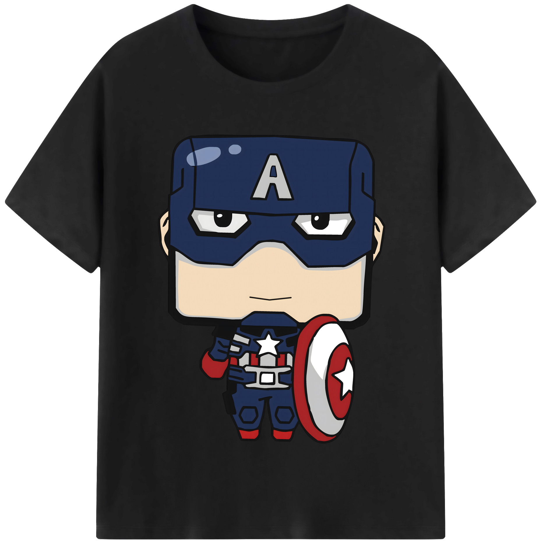 （画像用） アベンジャーズ The Avengers レディースカジュアルプリントTシャツ（綿100％）