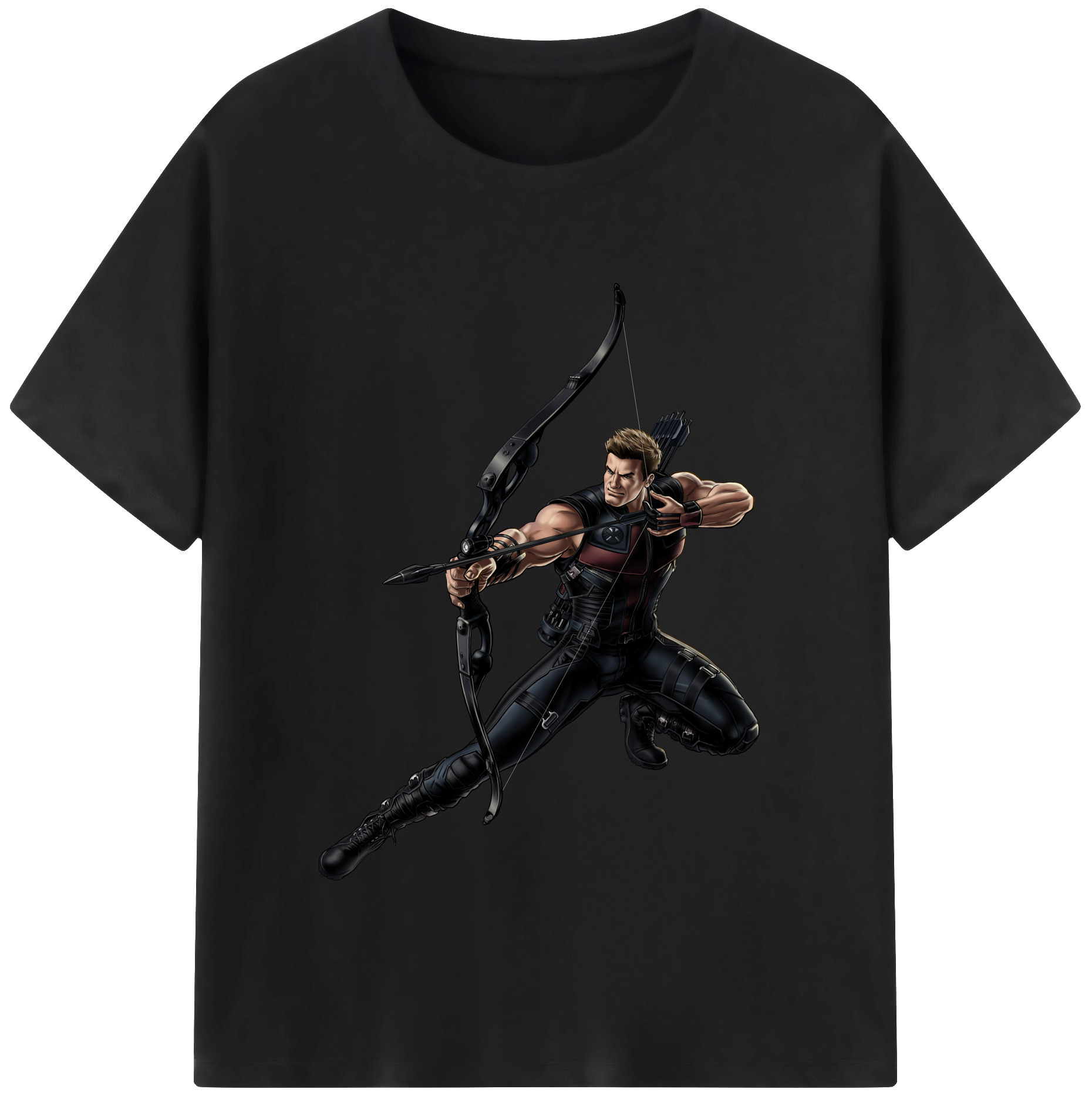 （画像用） アベンジャーズ The Avengers レディースカジュアルプリントTシャツ（綿100％）