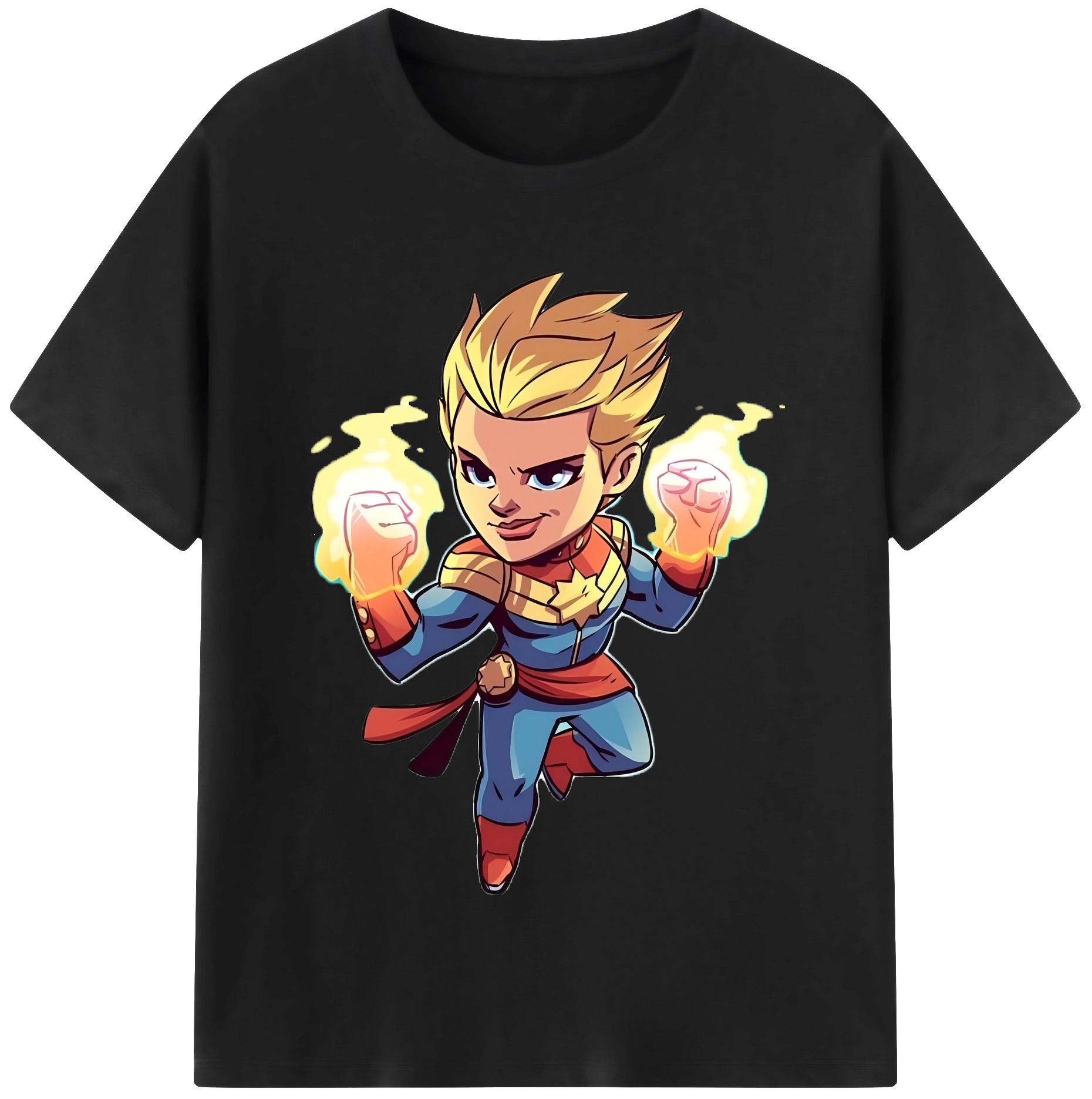 （画像用） アベンジャーズ The Avengers レディースカジュアルプリントTシャツ（綿100％）