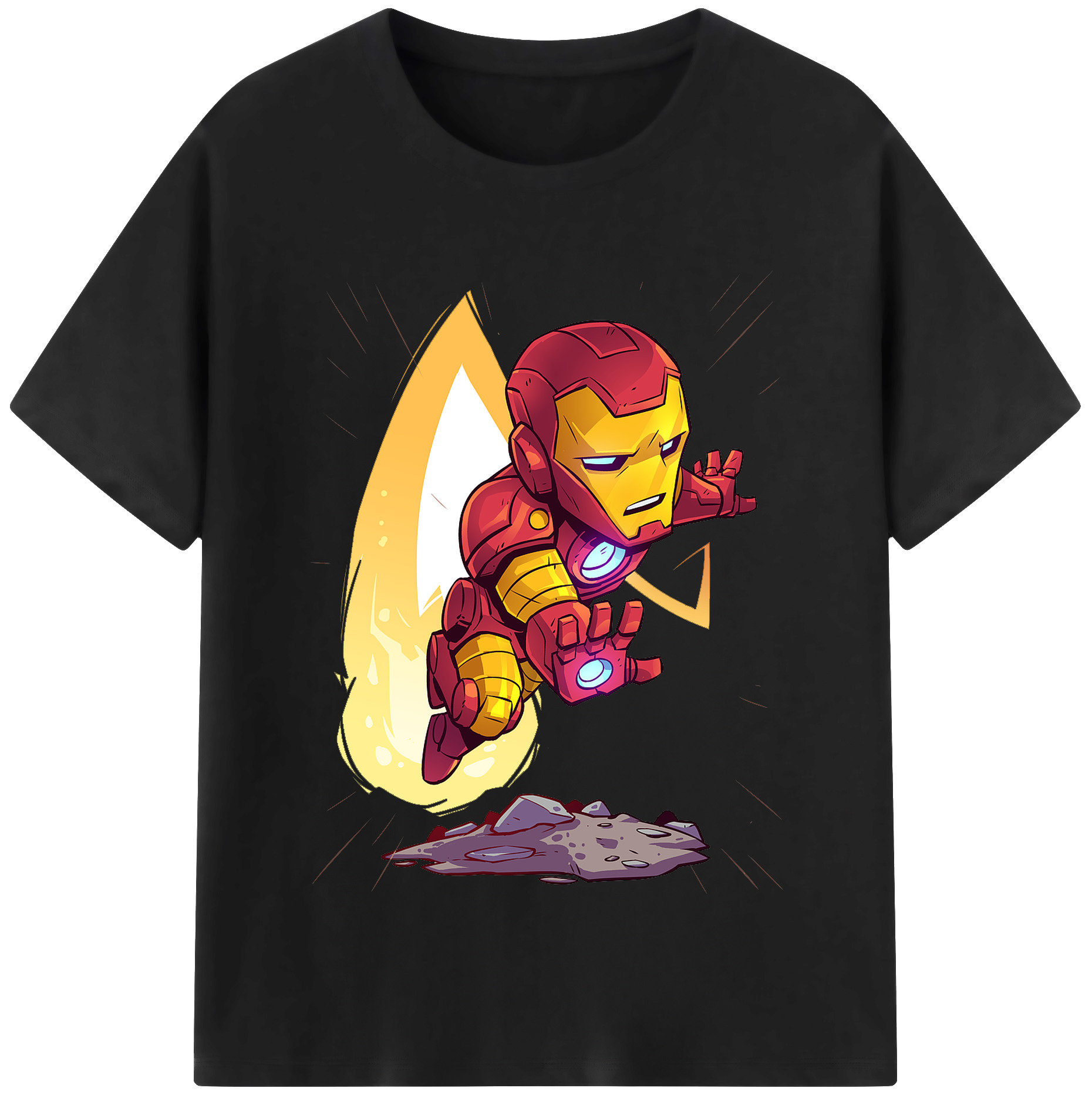 （画像用） アベンジャーズ The Avengers レディースカジュアルプリントTシャツ（綿100％）