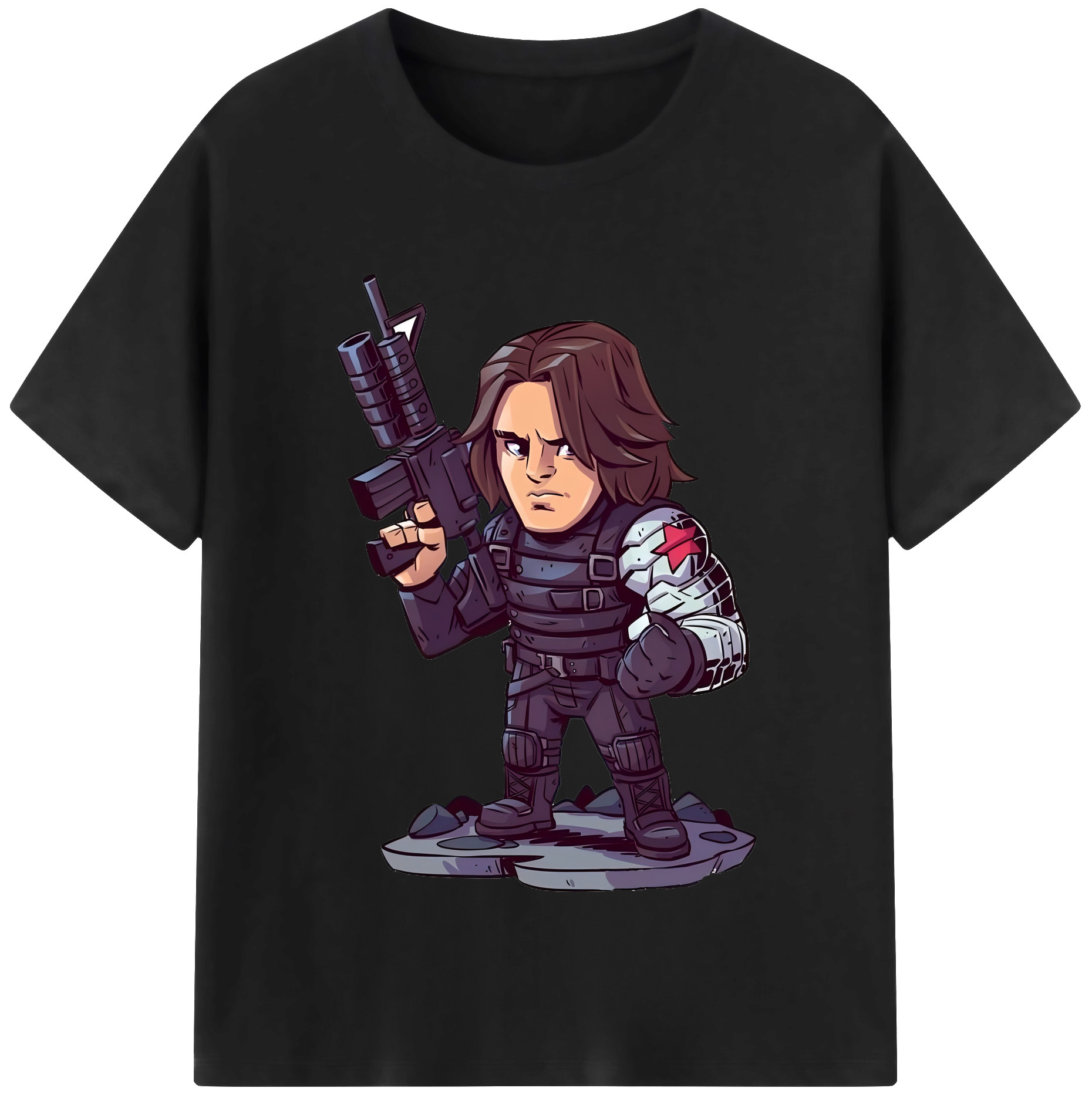 （画像用） アベンジャーズ The Avengers レディースカジュアルプリントTシャツ（綿100％）