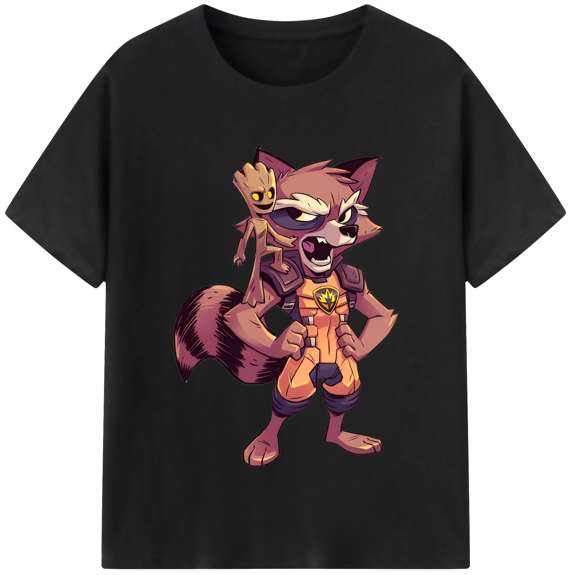 （画像用） アベンジャーズ The Avengers レディースカジュアルプリントTシャツ（綿100％）