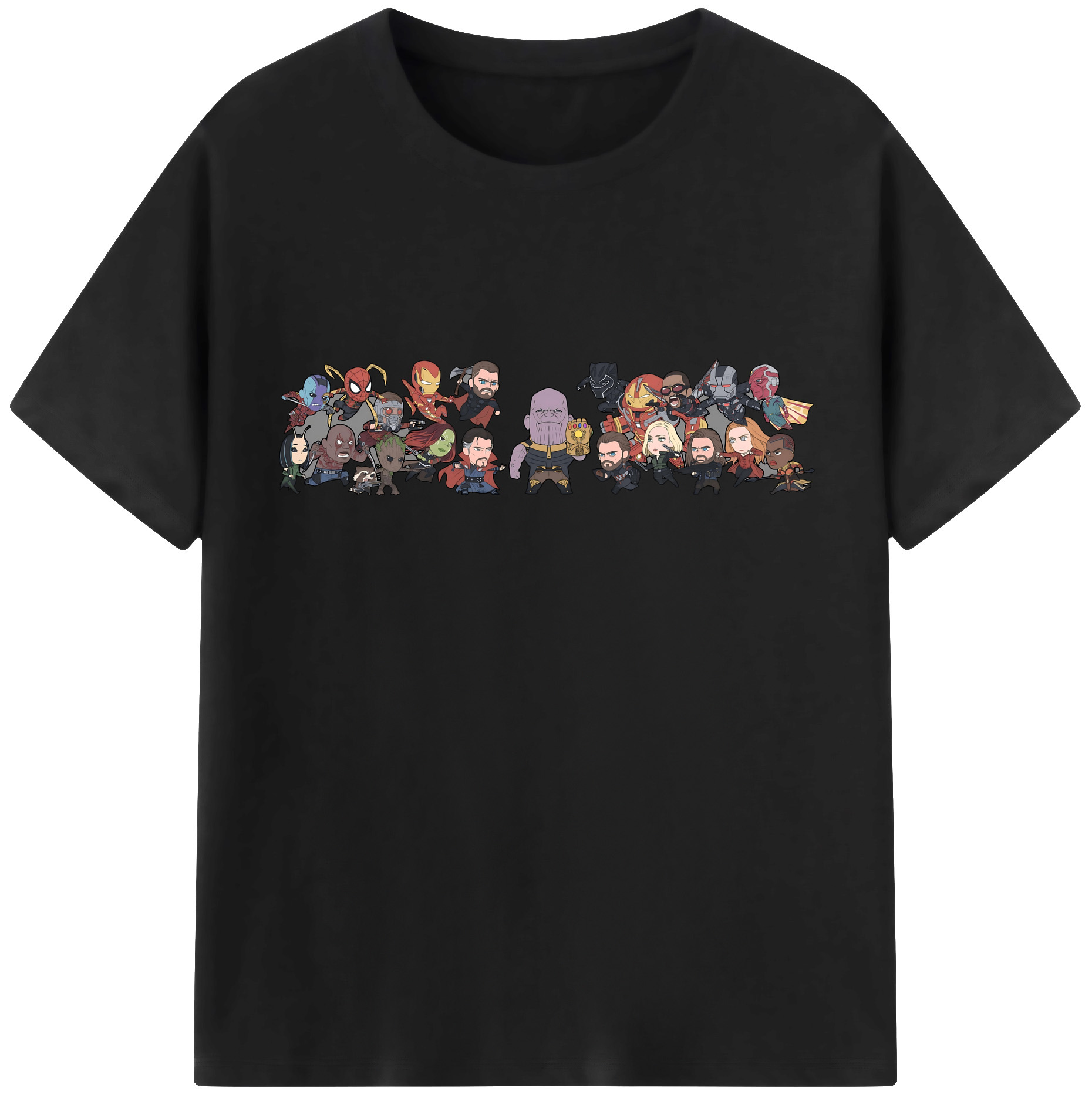 （画像用） アベンジャーズ The Avengers レディースカジュアルプリントTシャツ（綿100％）