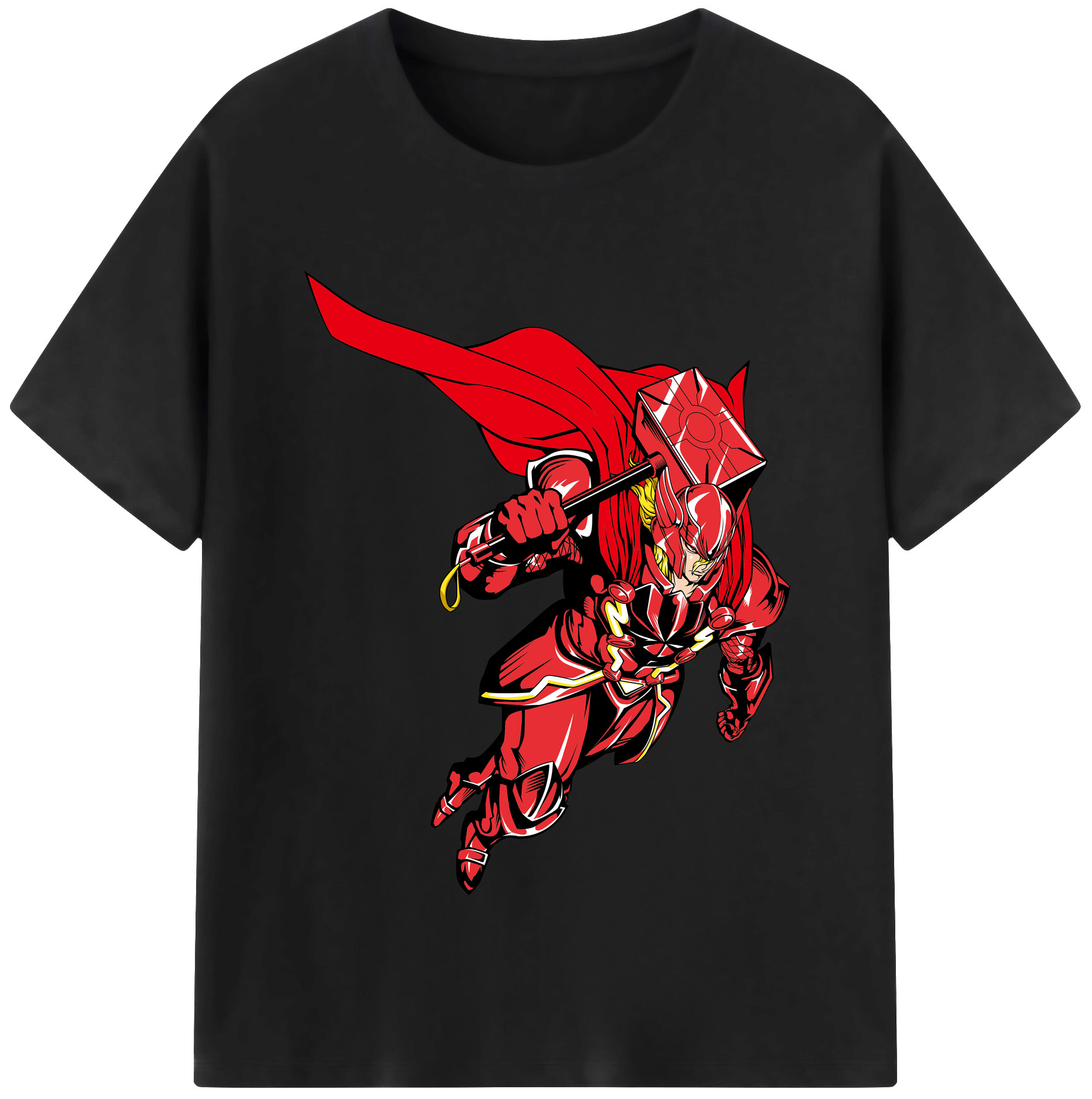 （画像用） アベンジャーズ The Avengers レディースカジュアルプリントTシャツ（綿100％）