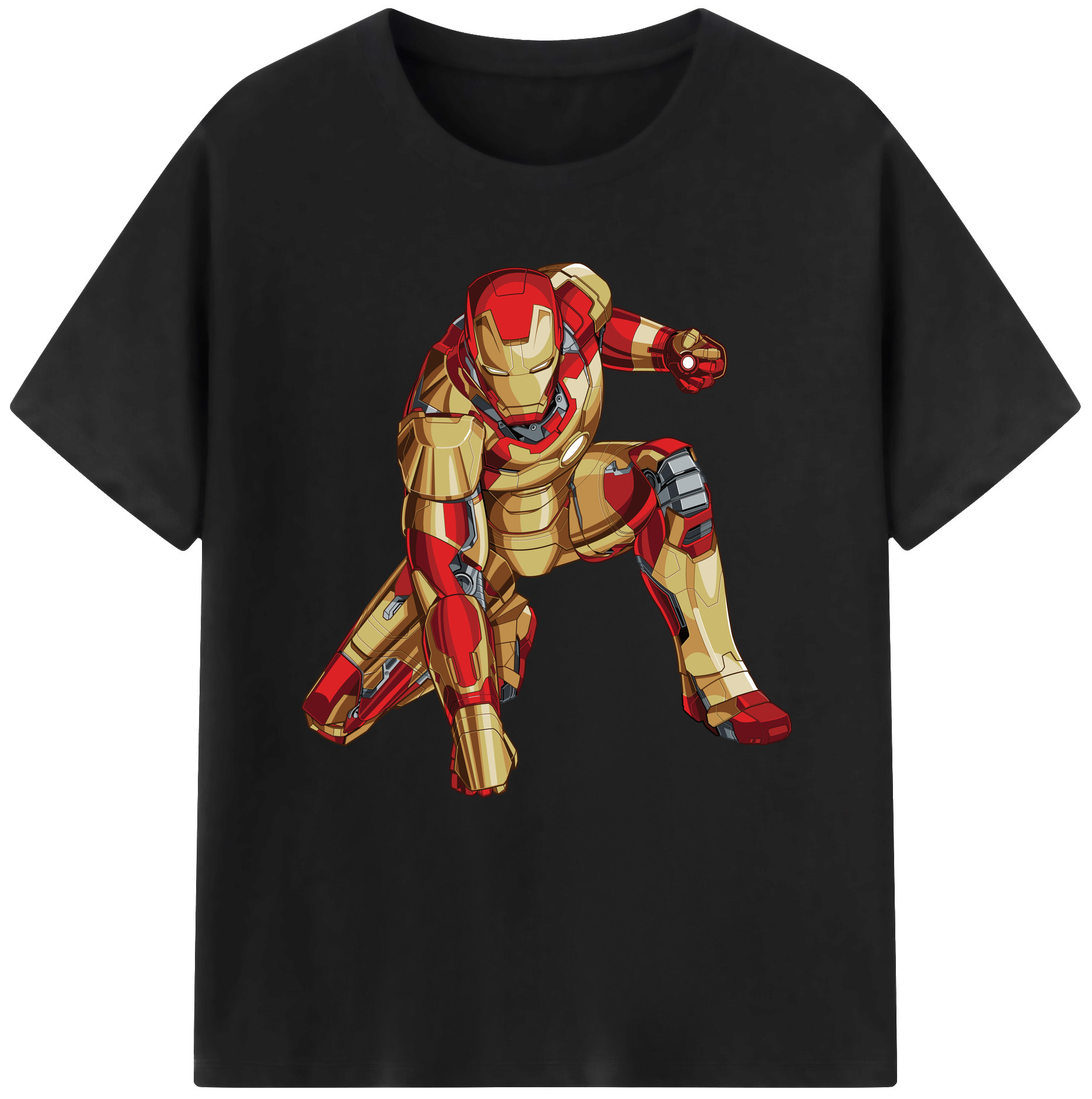 （画像用） アベンジャーズ The Avengers レディースカジュアルプリントTシャツ（綿100％）