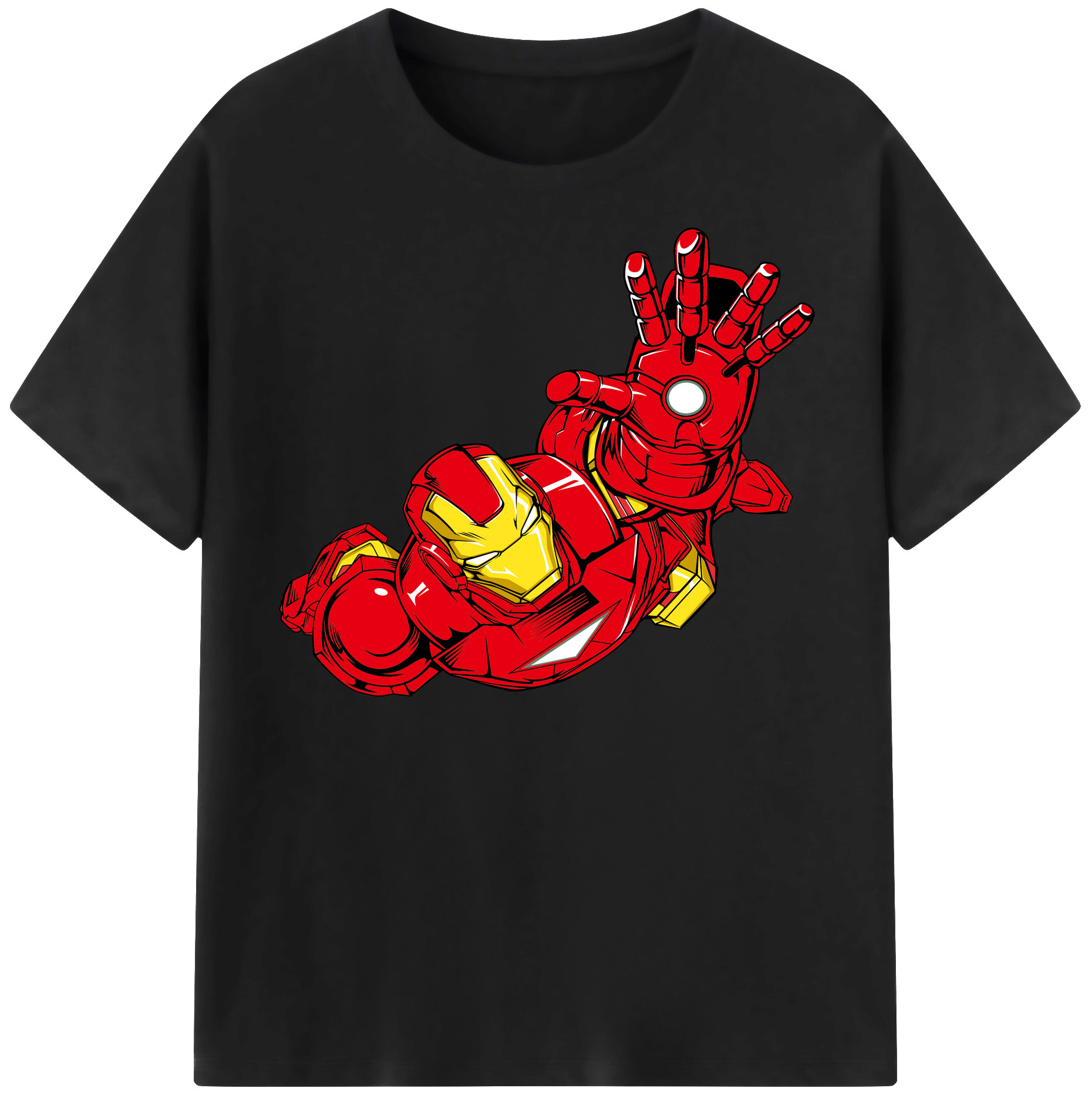 （画像用） アベンジャーズ The Avengers レディースカジュアルプリントTシャツ（綿100％）