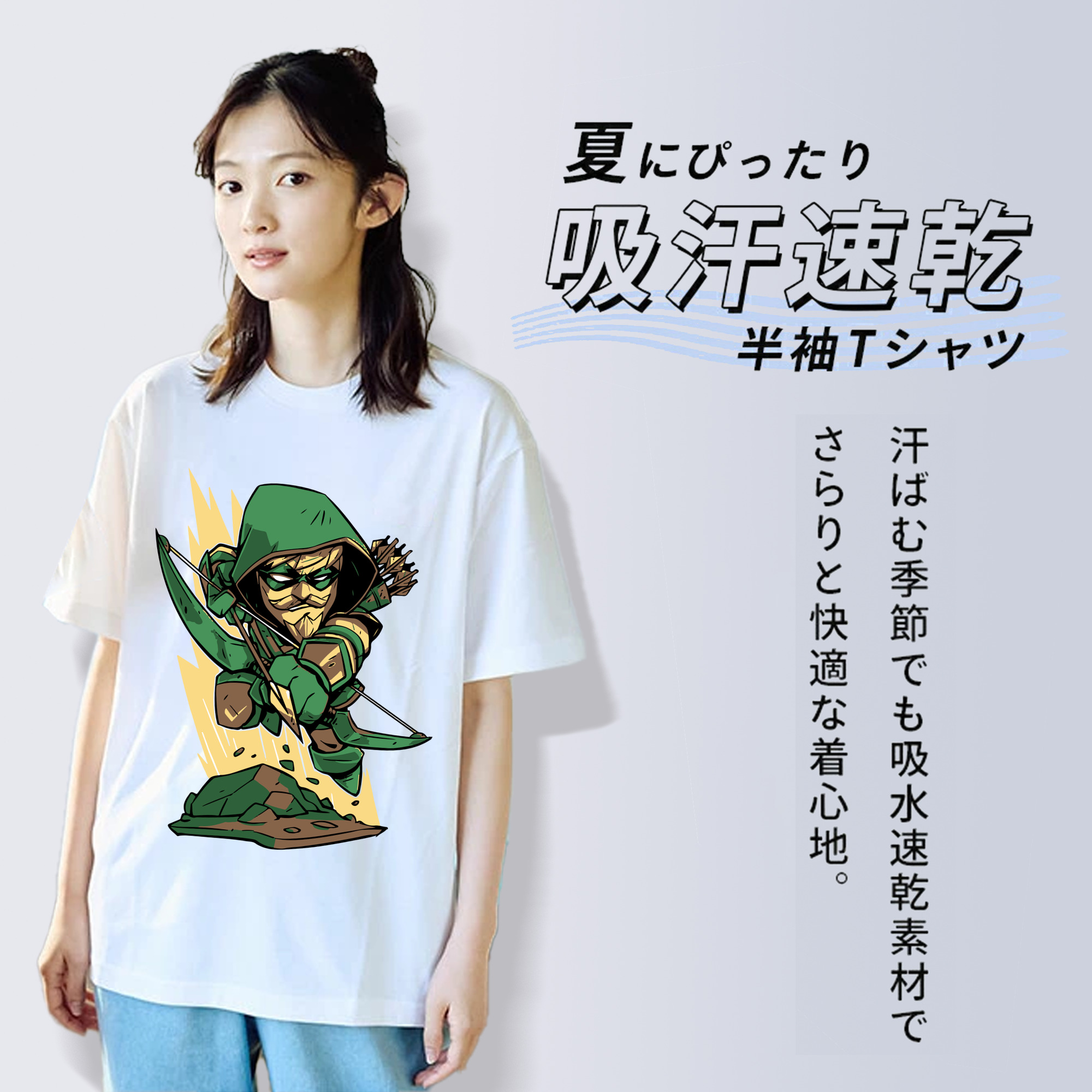 アベンジャーズ The Avengers レディースカジュアルプリントTシャツ（綿100％）