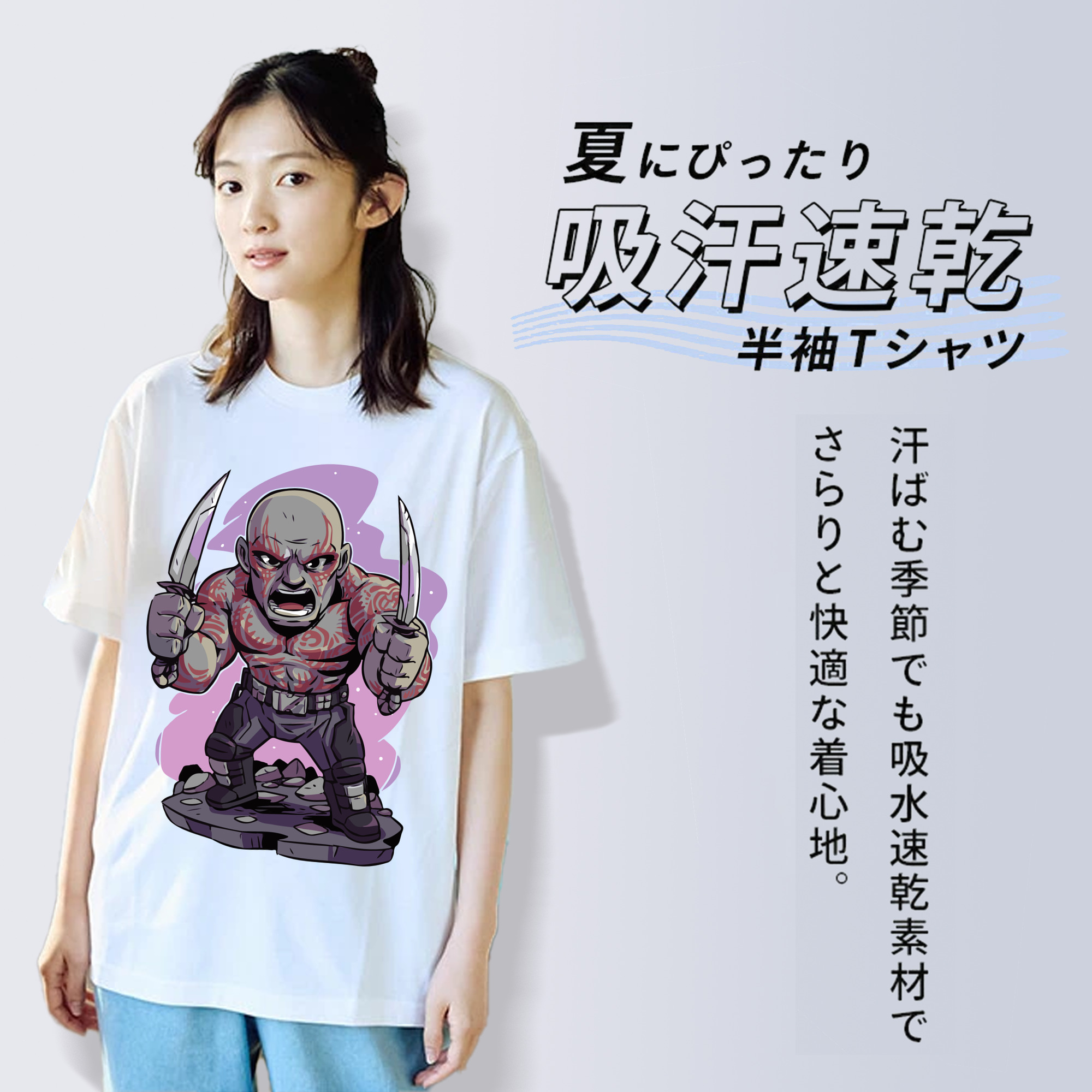 アベンジャーズ The Avengers レディースカジュアルプリントTシャツ（綿100％）