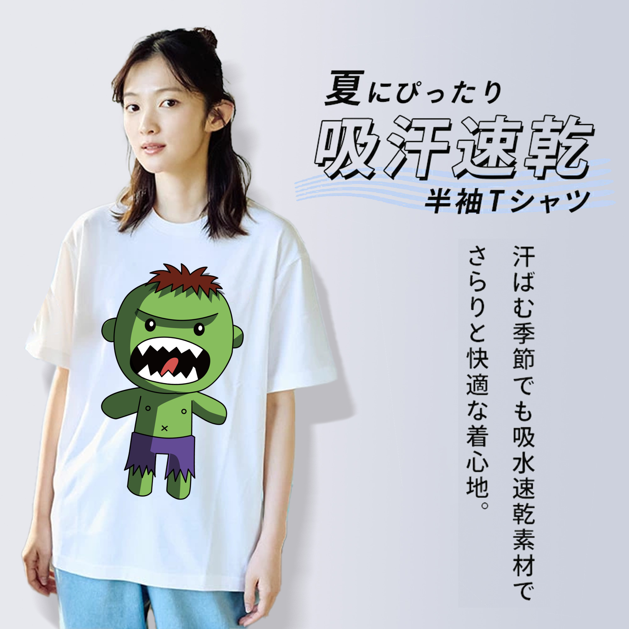 アベンジャーズ The Avengers レディースカジュアルプリントTシャツ（綿100％）